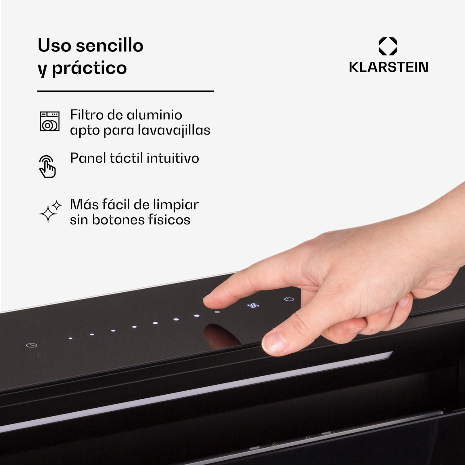 Royal Flush Eco Downdraft campana de extracción 90 cm 576 m³/h A+  90 cm | Negro | Negro