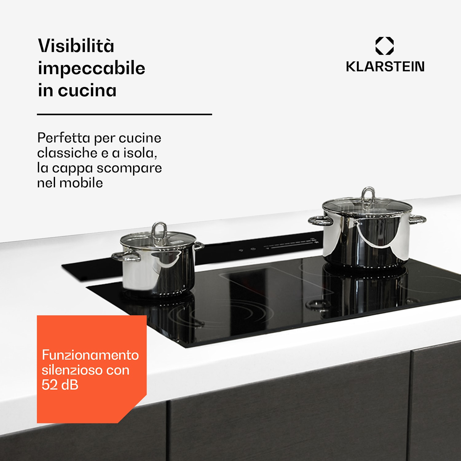 Royal Flush Eco cappa aspirante, 90 cm, 576 m³/h, A+  90 cm | Preto | Preto