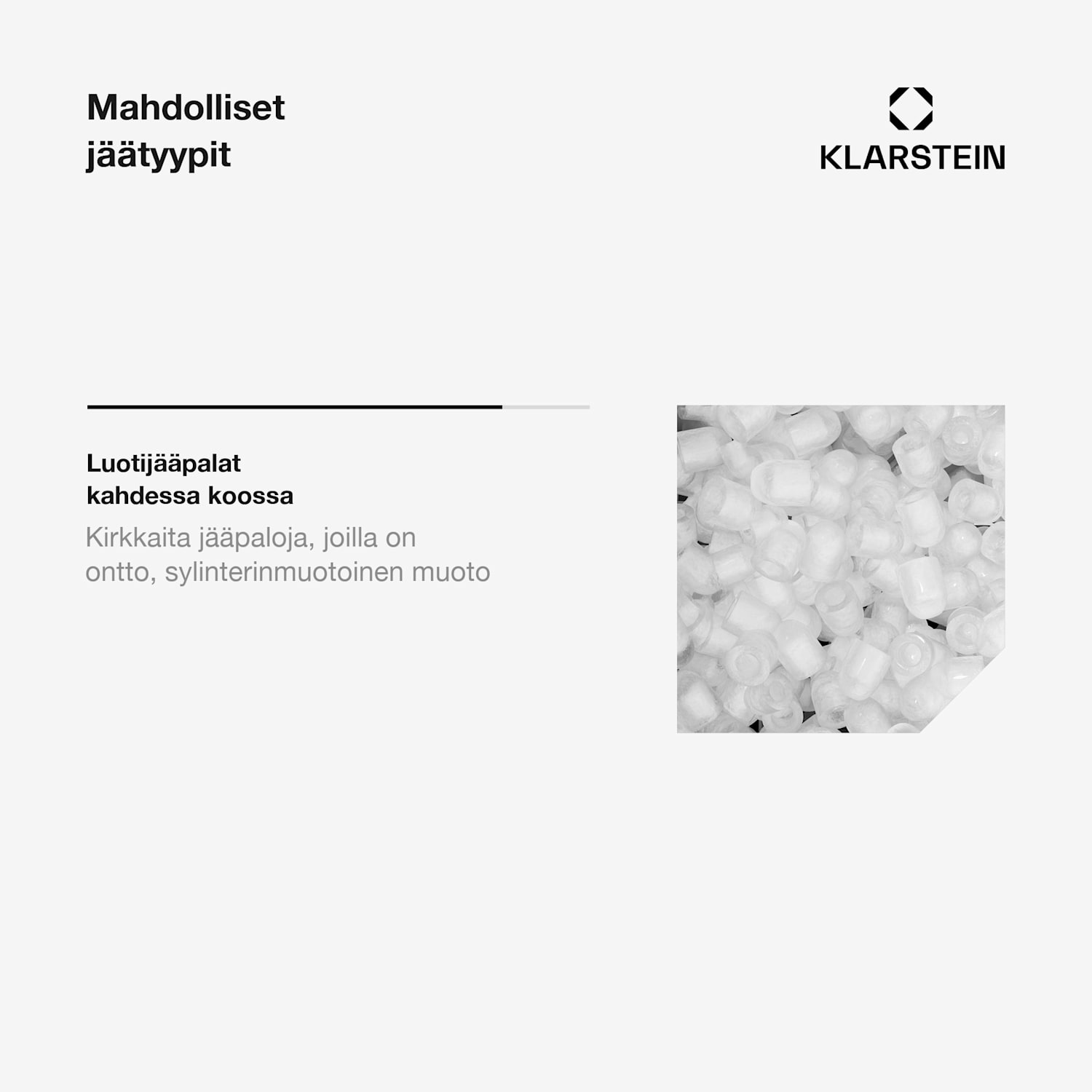 Albaron Supreme jääpalakone Bullet 12 kg/24 h 1,5 l ruostumaton teräs 