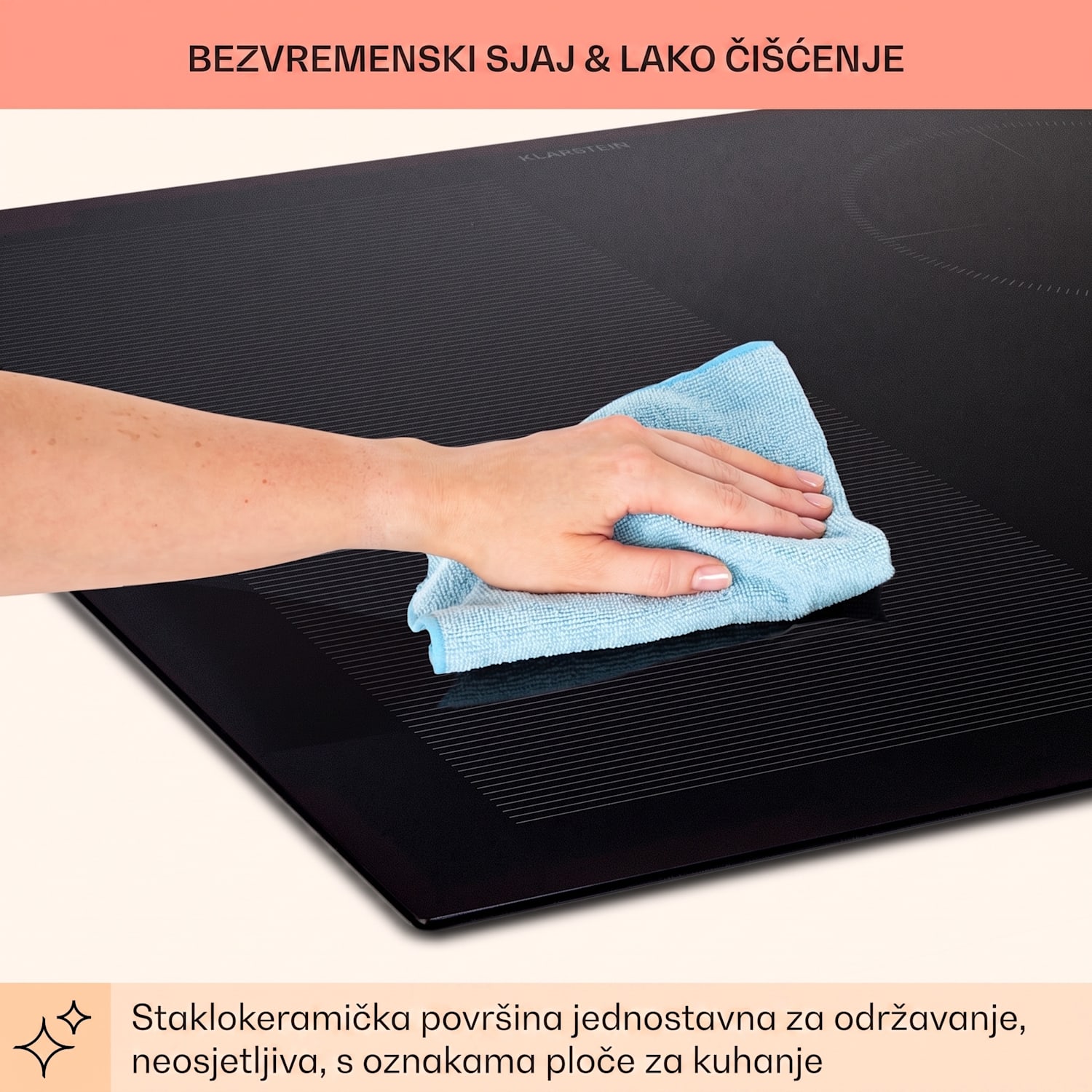 Magnichef 4 Flex, ugradbena indukcijska ploča, 4 zone, 7000W, staklokeramika 
