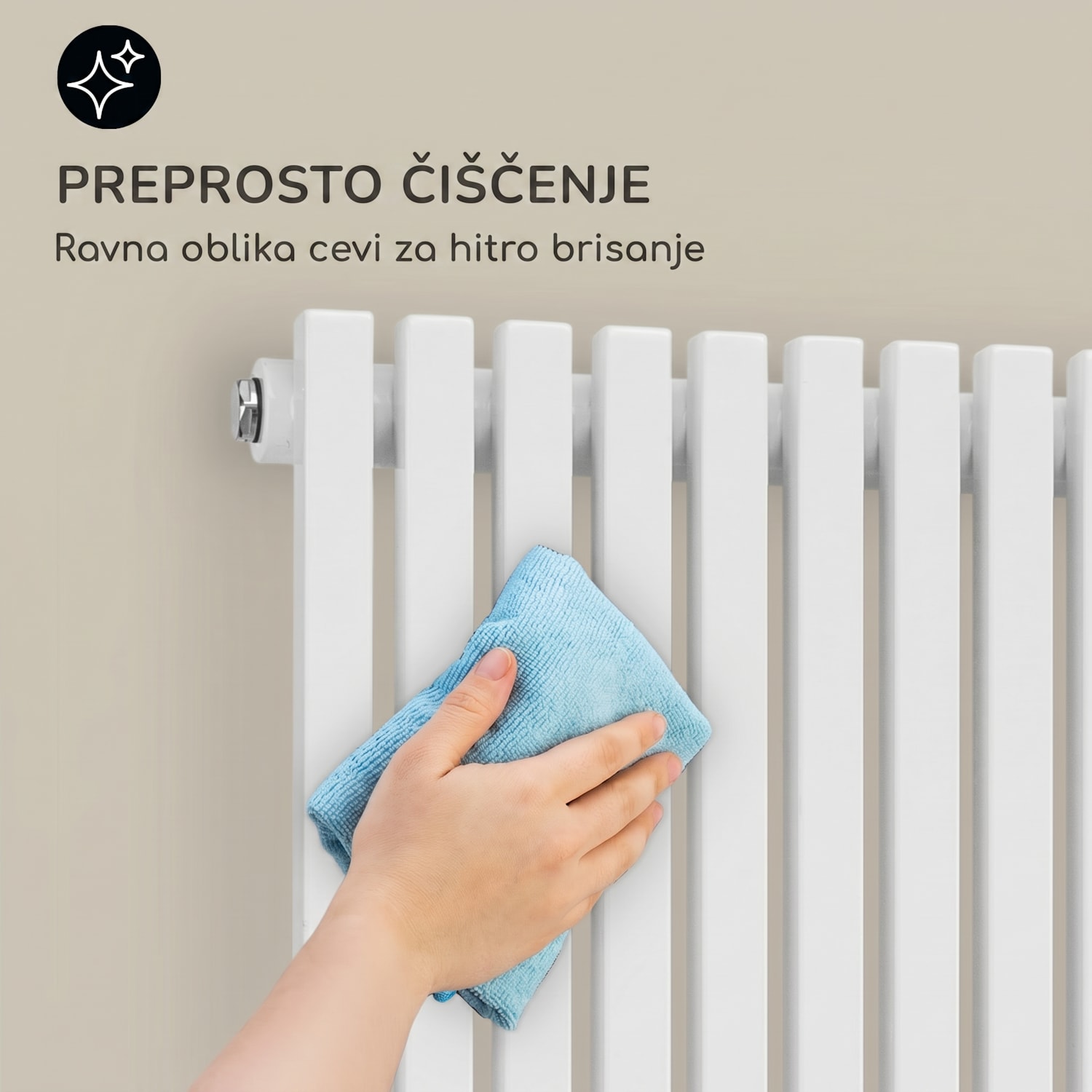 Delgado, 180 x 60, radiator, kopalniški radiator, cevni radiator, 1065W, topla voda, 1/2 180 x 60 cm | Bela