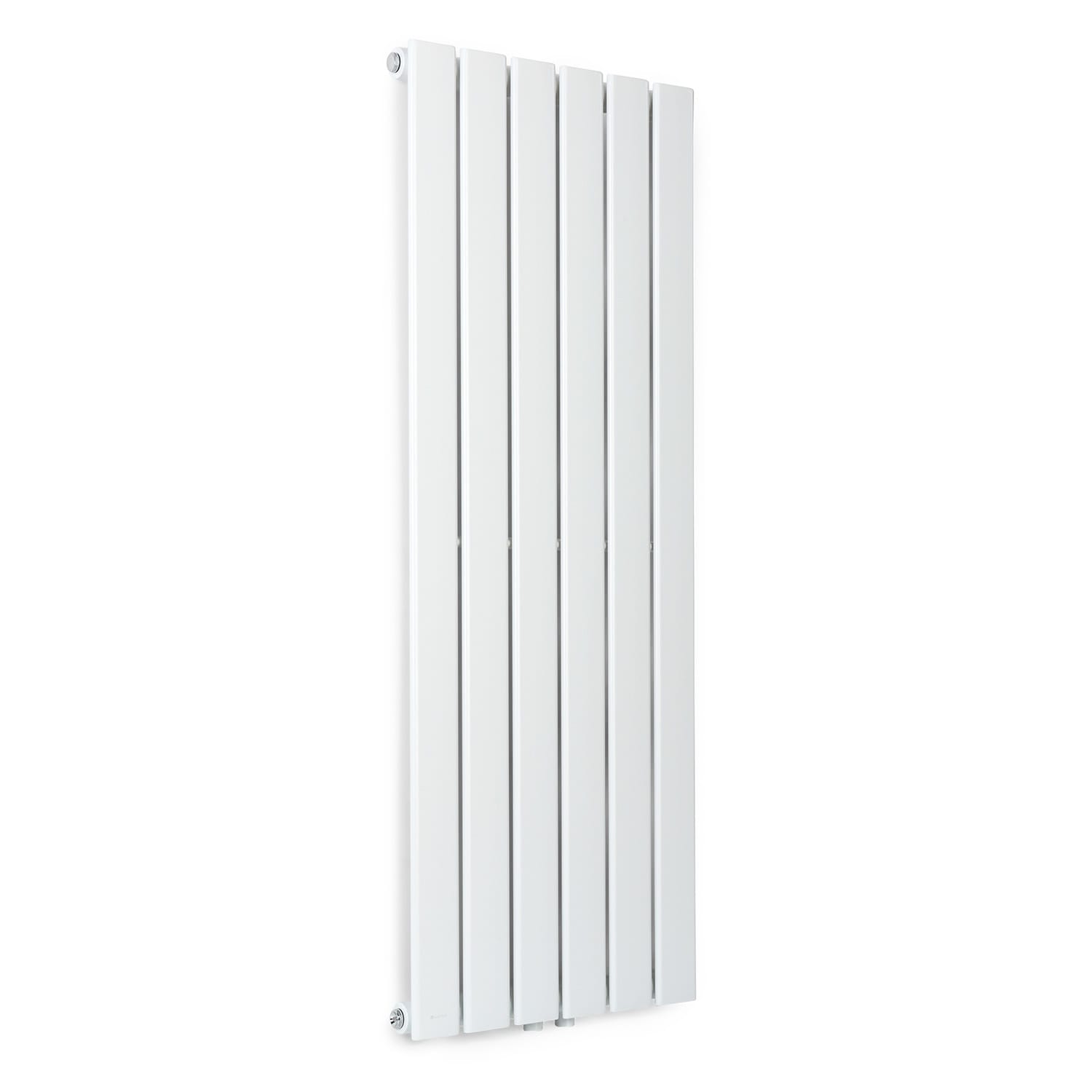 Radiateur Ontario 120x45 1/2" avec raccord latéral, installation murale 485 W 45 x 120 cm | une seule rangée | Blanc