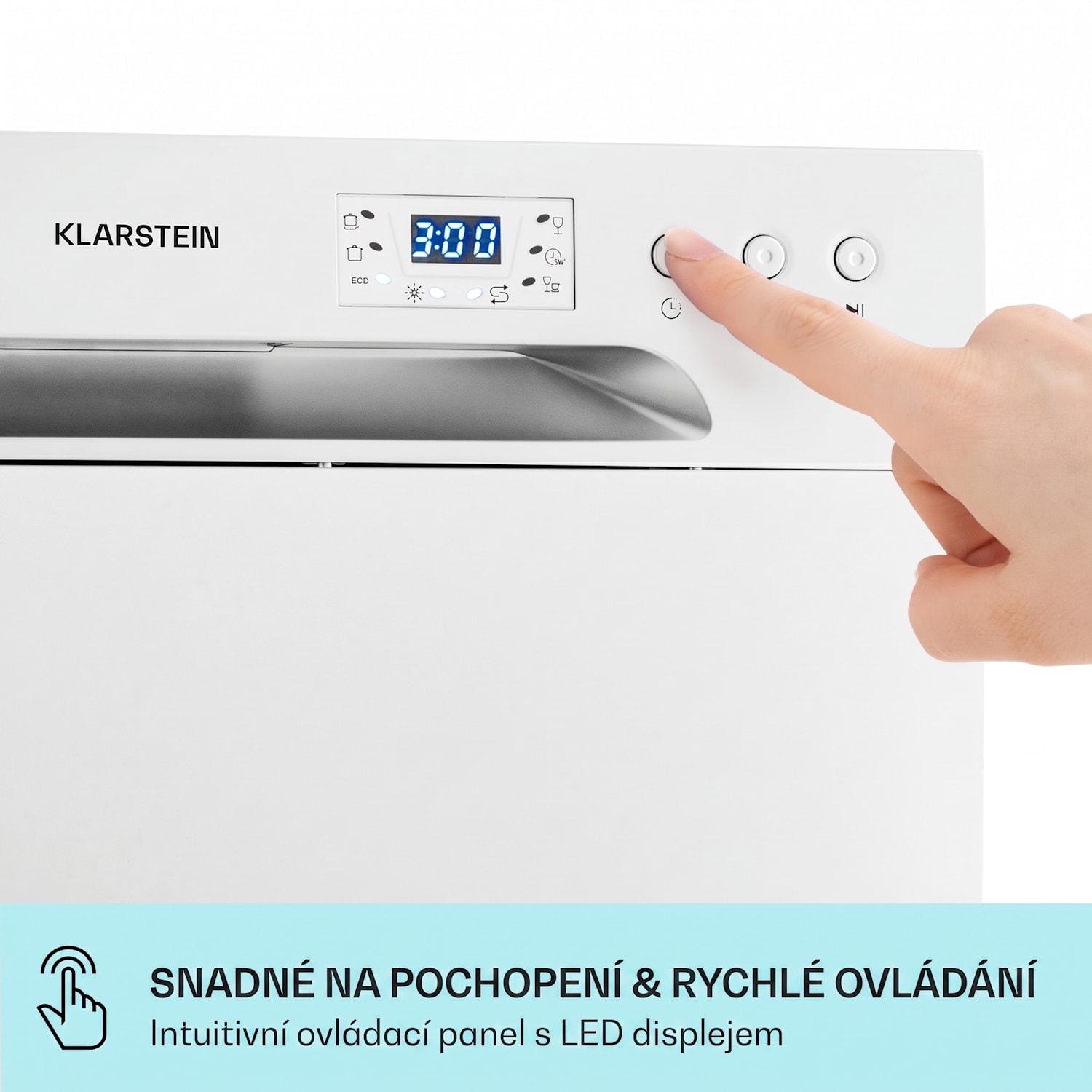 Havasia UV 6, myčka nádobí, volně stojící, 1380 W, UV světlo Stříbrná metalíza