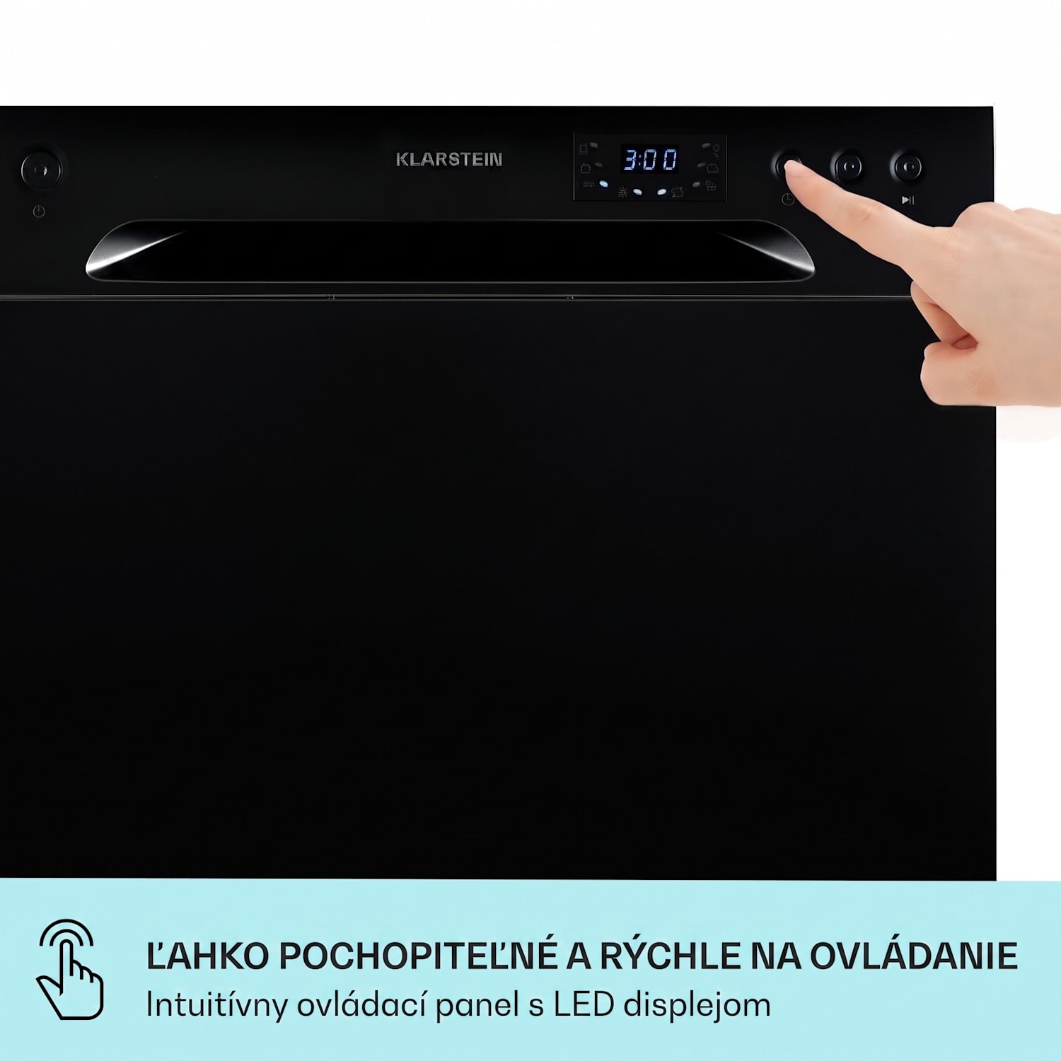 Havasia UV 6, umývačka riadu, UV svetlo, 1380 W, voľne stojaca Čierna