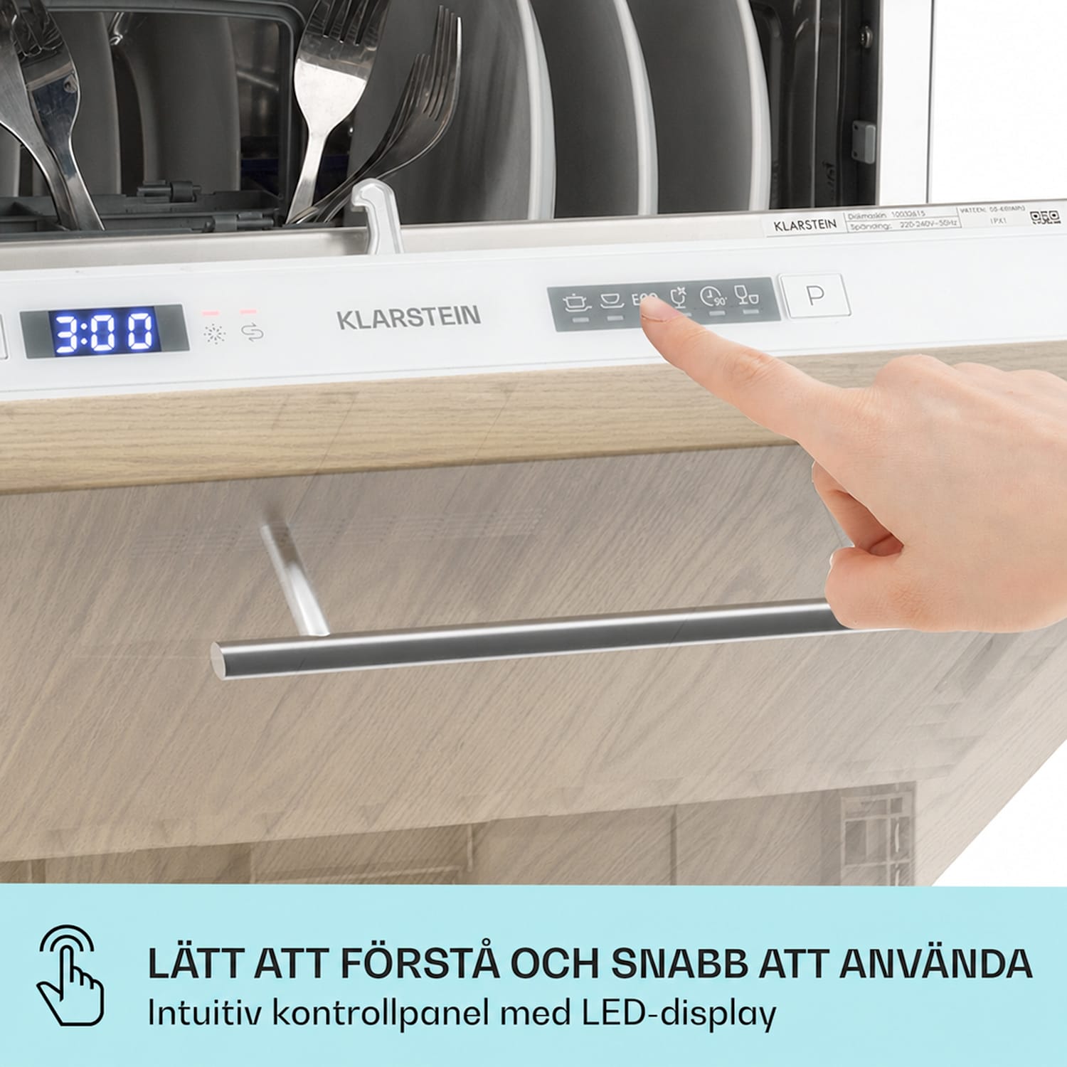 Havasia Flow UV 6 Secret Diskmaskin för inbyggnad UV-lampa 6 program 