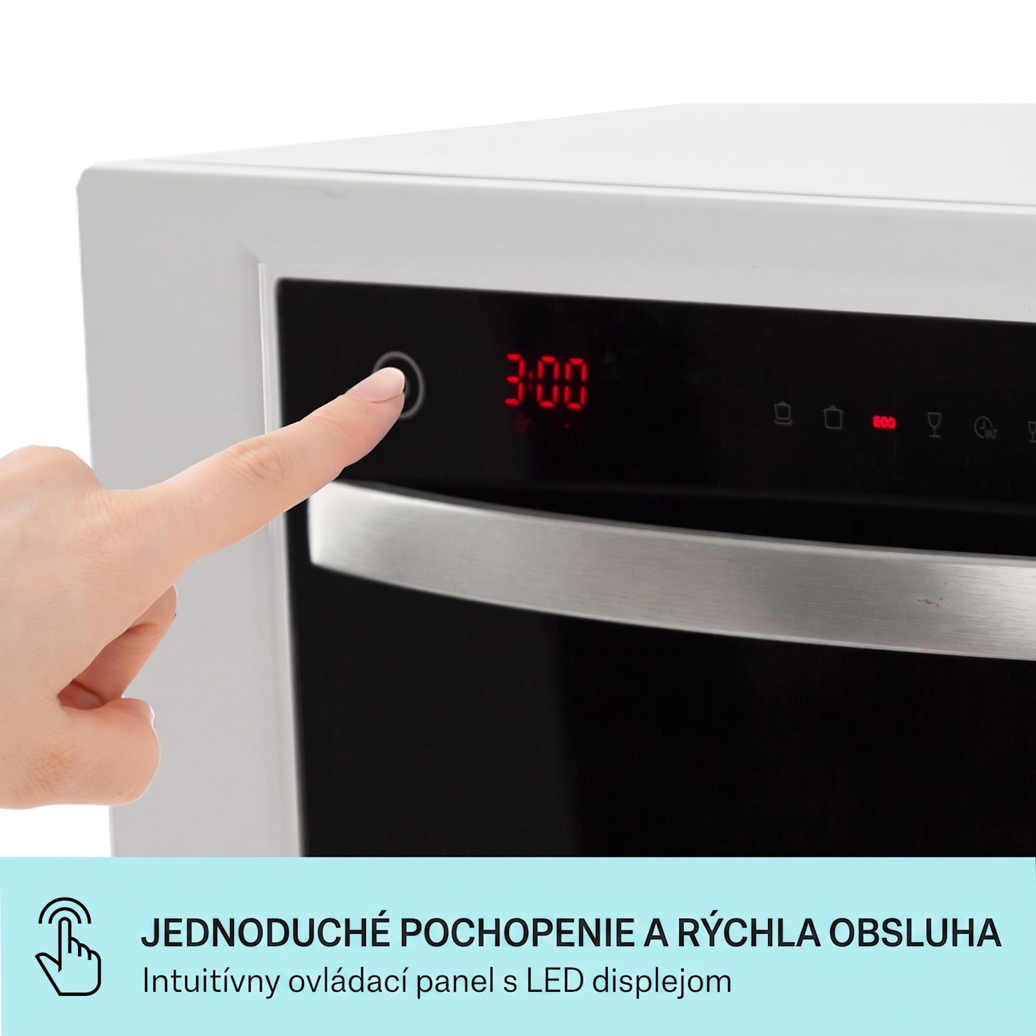Havasia UV 6 Luminance, umývačka riadu, UV svetlo, 1380 W, sklenená predná časť, voľne stojaca Biela