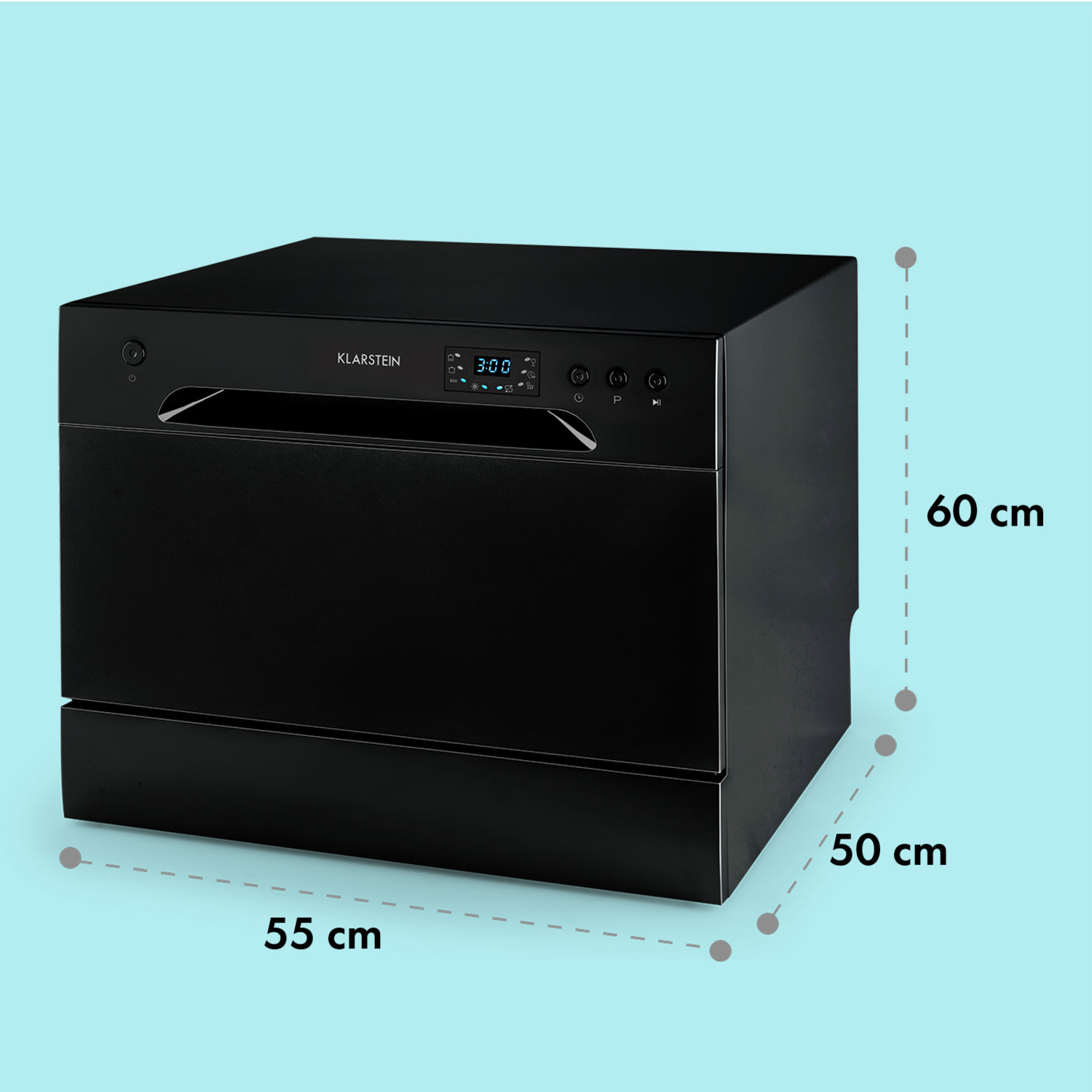 Amazonia TT 8 Lavavajillas Luz UV Independiente / panelable 1620 W 