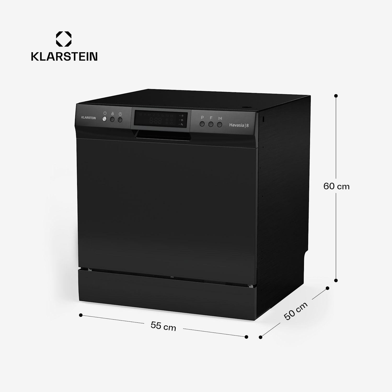 Havasia UV 8 Neo, stolna perilica posuđa, UV svjetlo, samostojeća / ugradbena, 1380W 