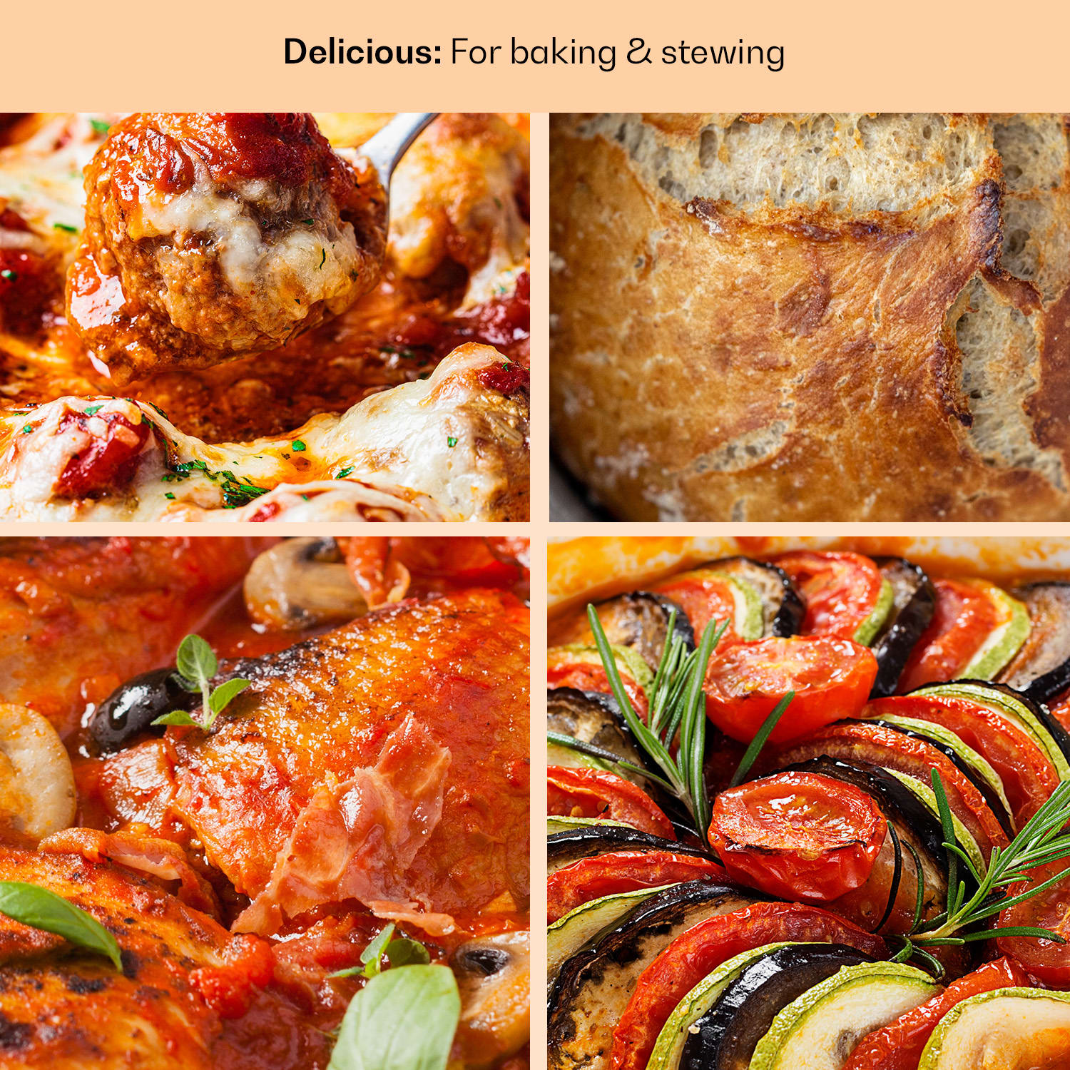 Panela de assar Podolica 3,9 litros caçarola ferro fundido esmaltado redonda duas pegas  3,9 Ltr. | Preto