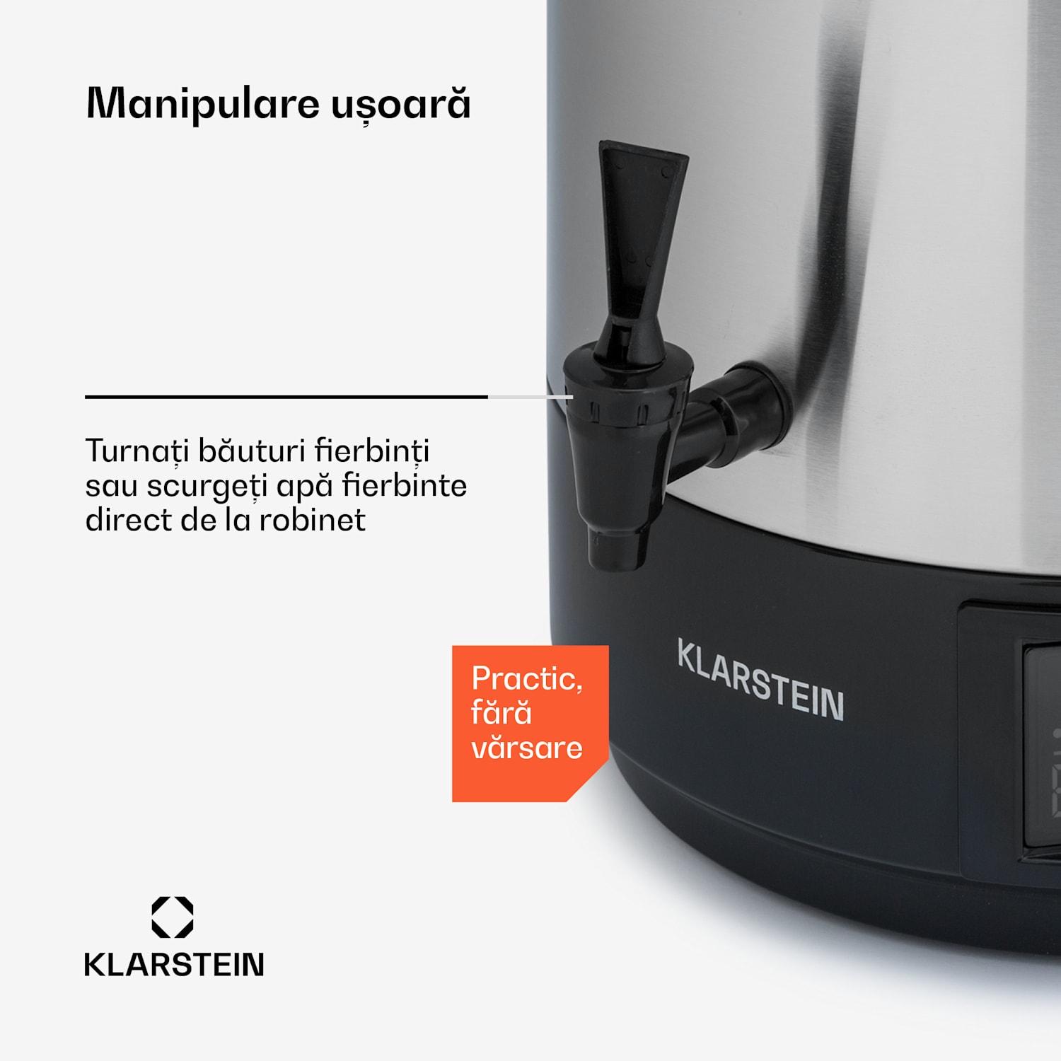 Abbey 25, aparat pentru conservare, distribuitor de băuturi, 25 l, 100 °C, 180 min, oțel inoxidabil 25 L