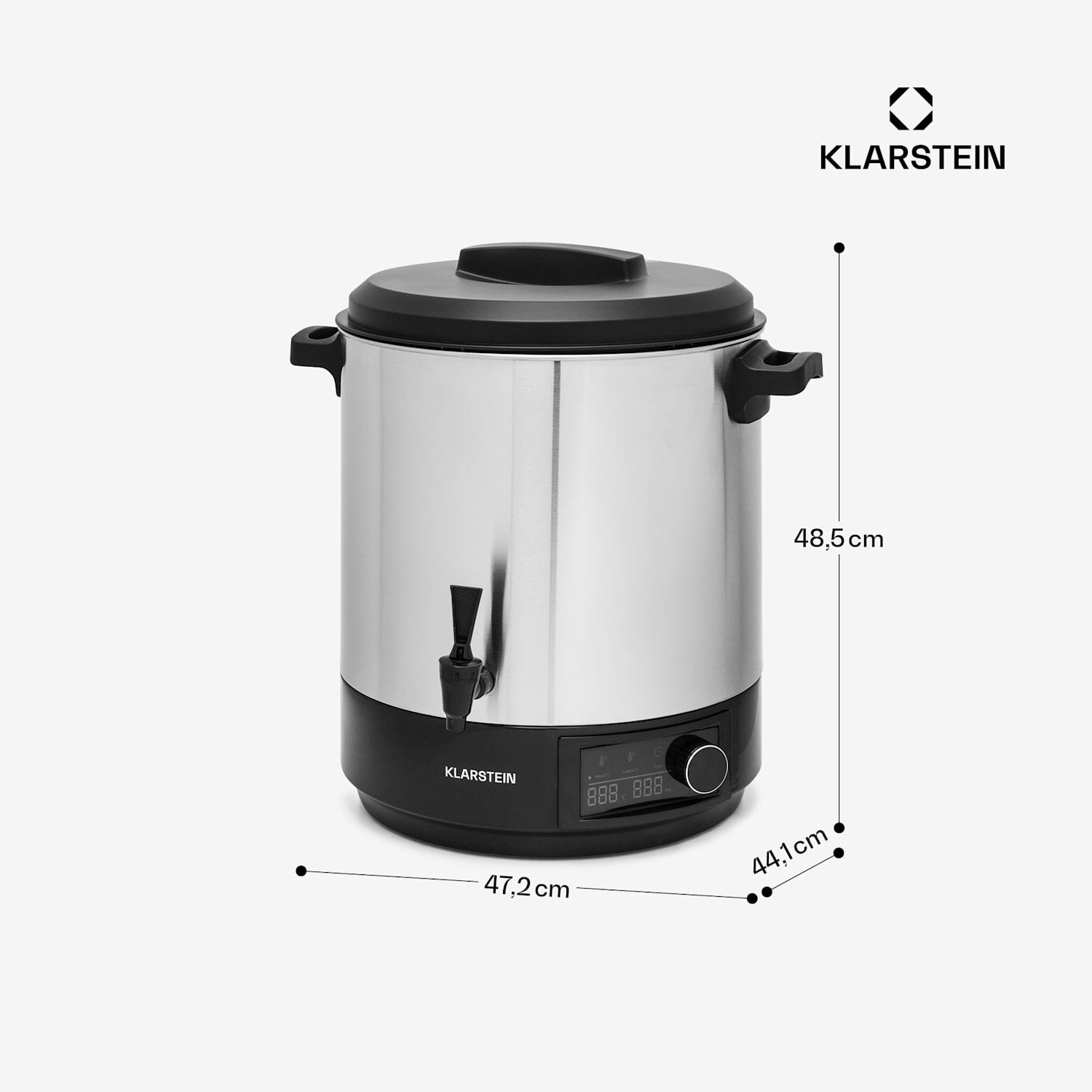 Abbey 25 autocuiseur distributeur de boissons 25L 100°C 180min en acier inoxydable 25 L