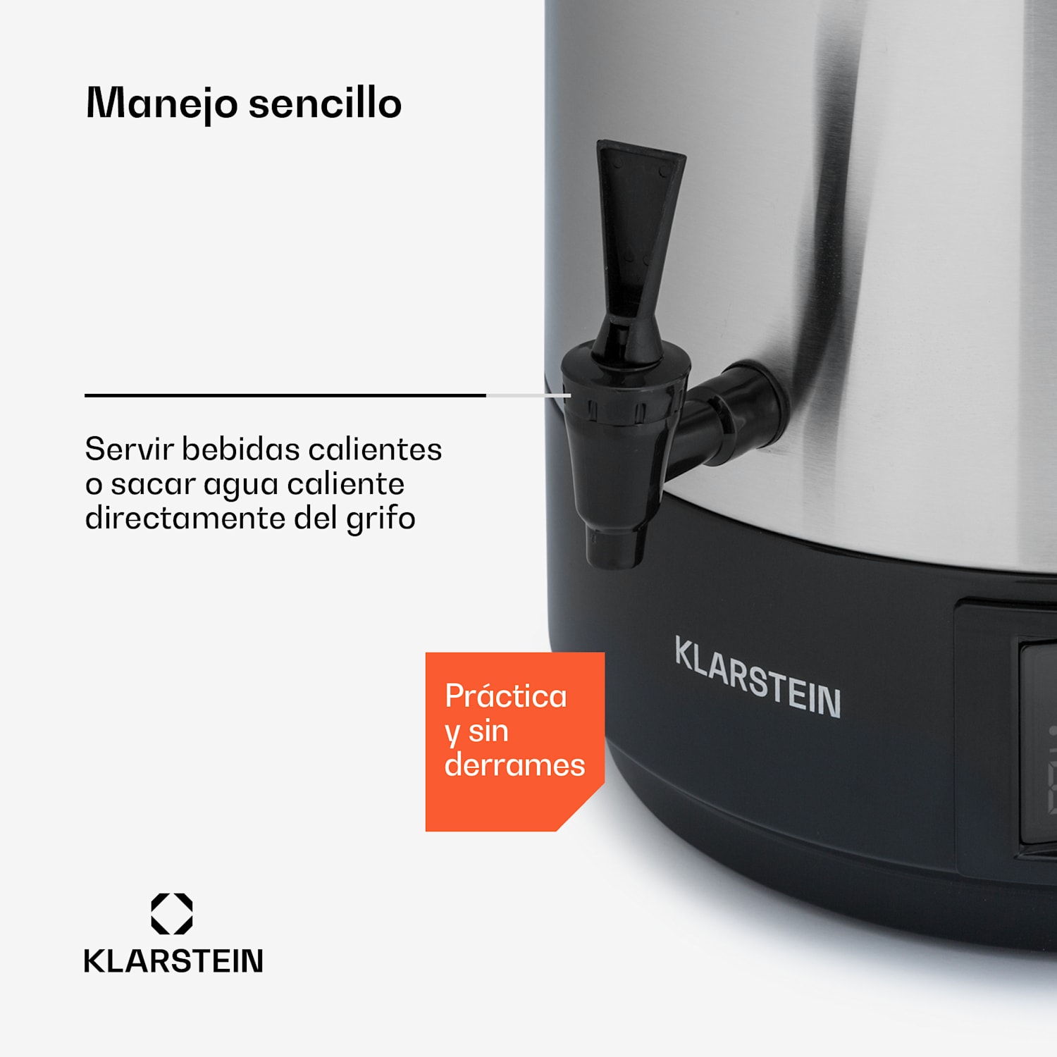 Abbey 40 máquina de envasar, dispensador de bebidas 40L 100°C 180min acero inoxidable 40 L