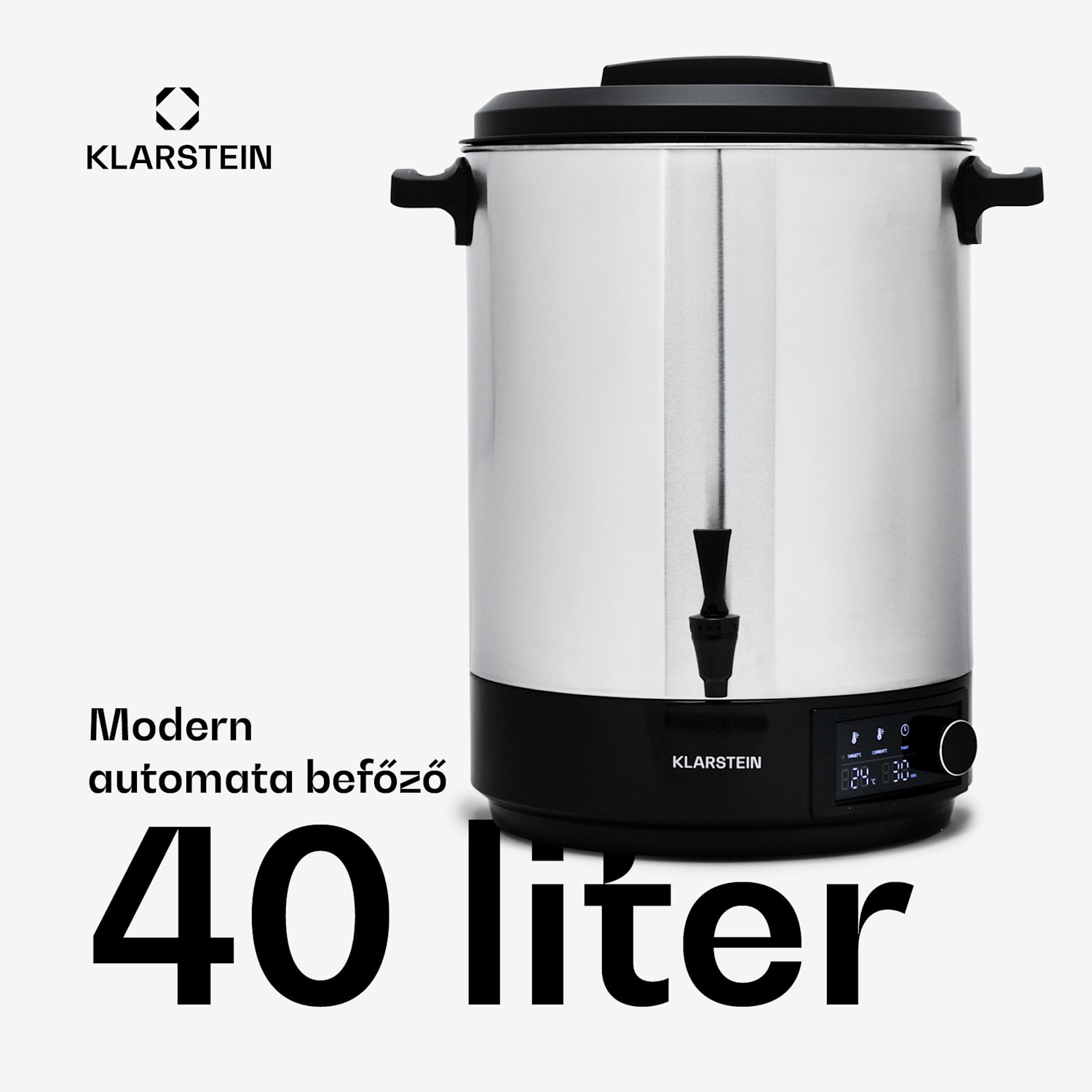 Abbey 40, befőzőautomata, italadagoló, 40 l, 100 °C, 180 perc, rozsdamentes acél 40 L