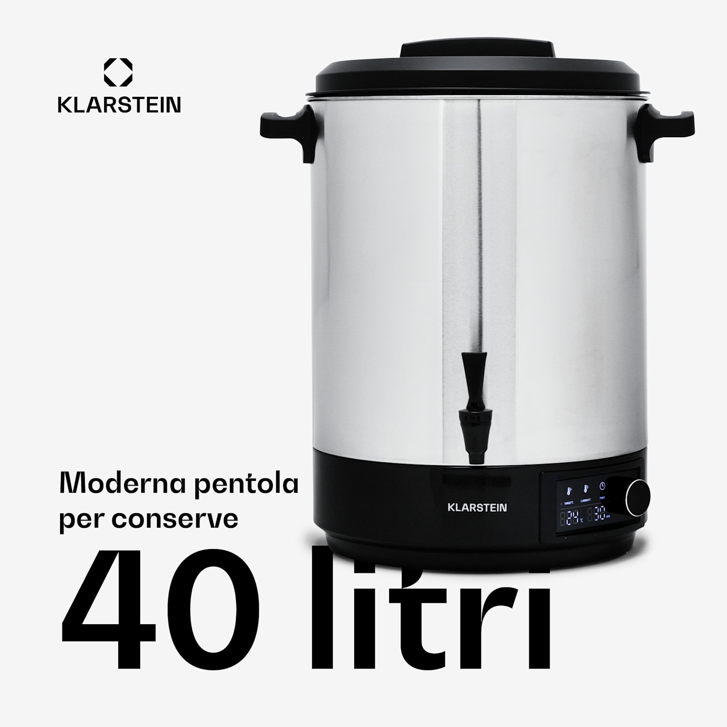 Abbey 40 macchina per la conservazione degli alimenti distributore di bevande 40L 100°C 180min acciaio inox 40 L