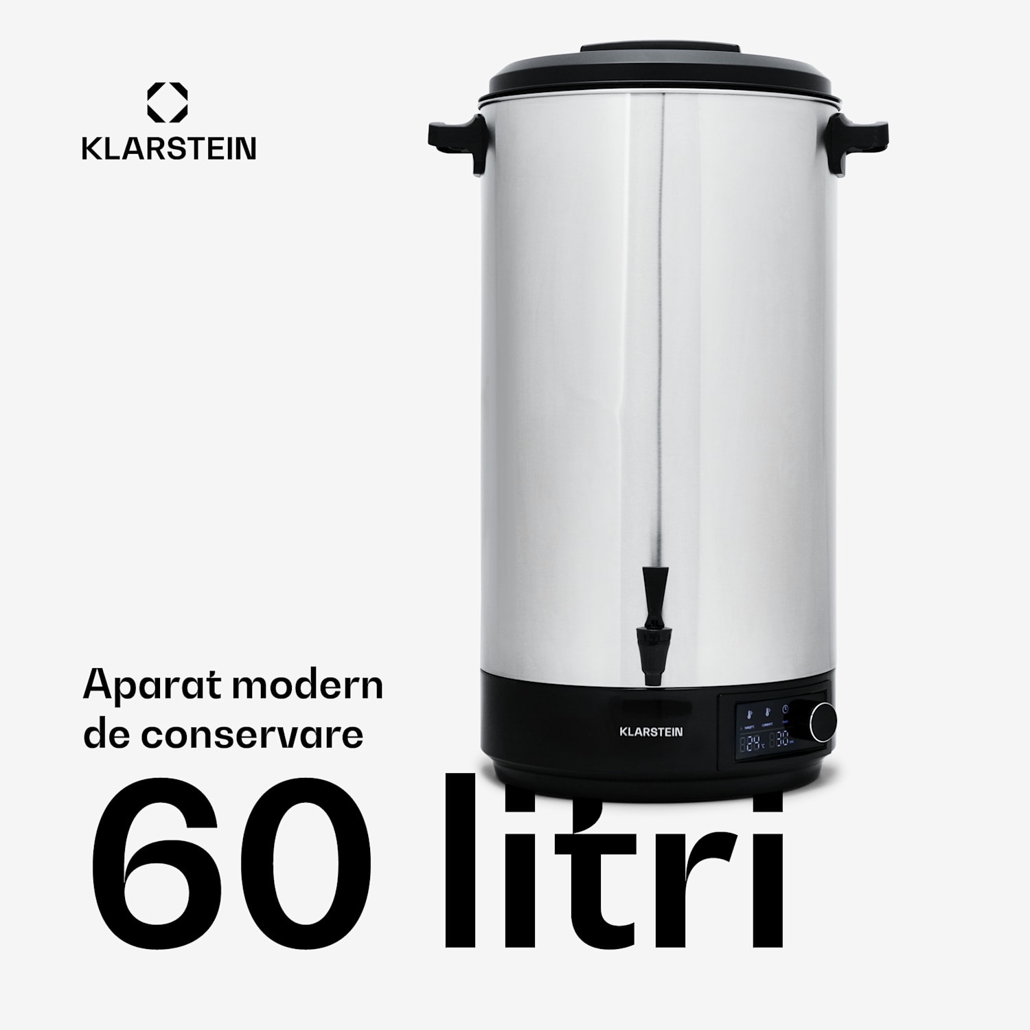 Abbey 60, aparat pentru conservare, distribuitor de băuturi, 60 l, 100 °C, 180 min, oțel inoxidabil 