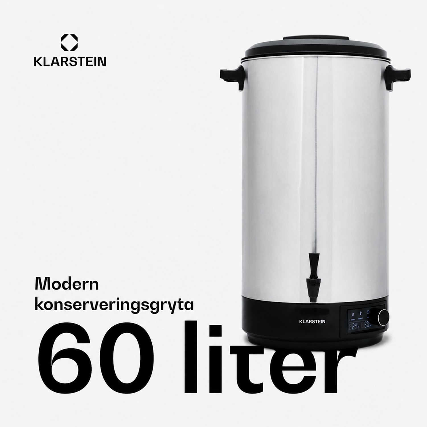 Abbey 60 konserveringsautomat dryckesdispenser 60L 100°C 180min rostfritt stål 60 L