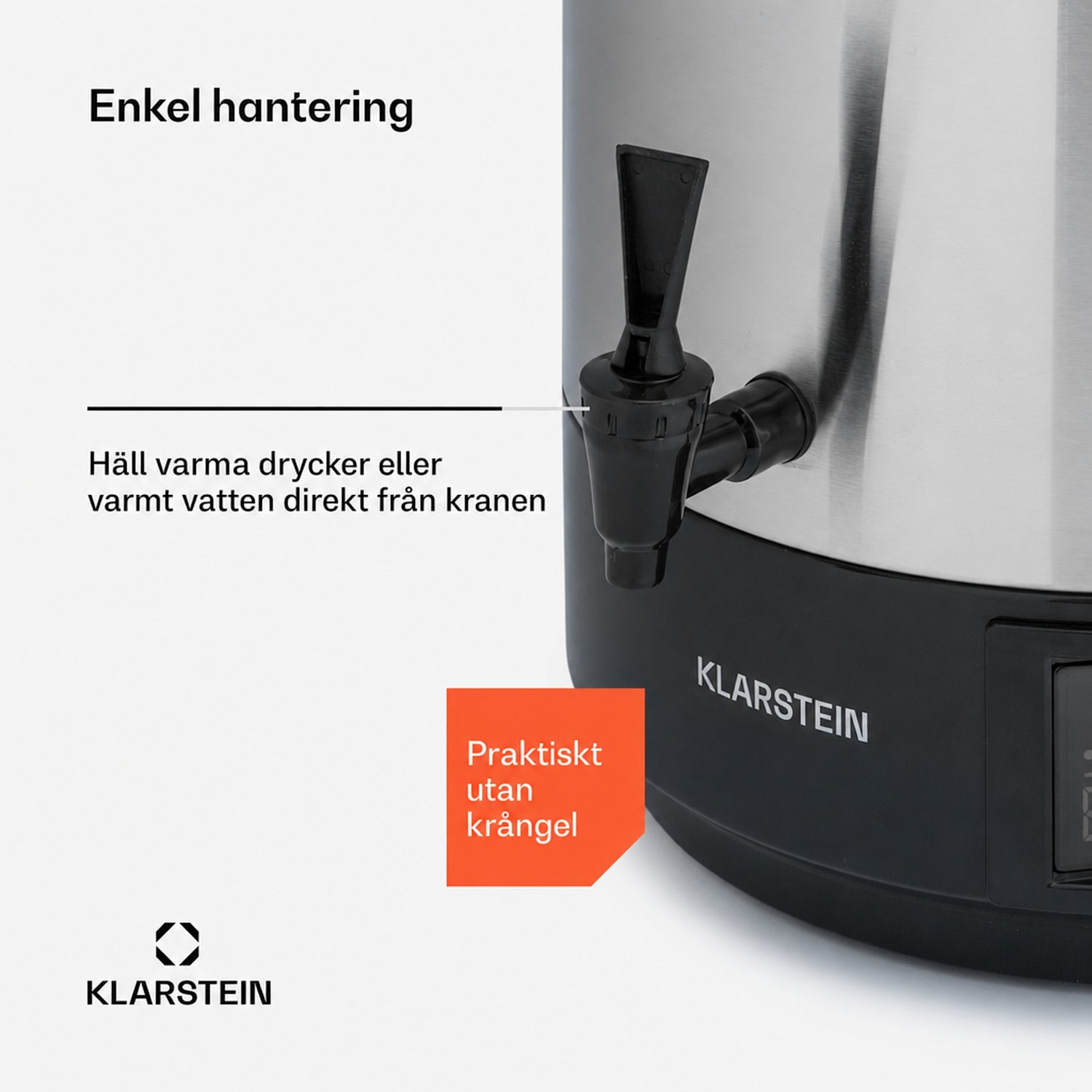 Abbey 60 konserveringsautomat dryckesdispenser 60L 100°C 180min rostfritt stål 60 L