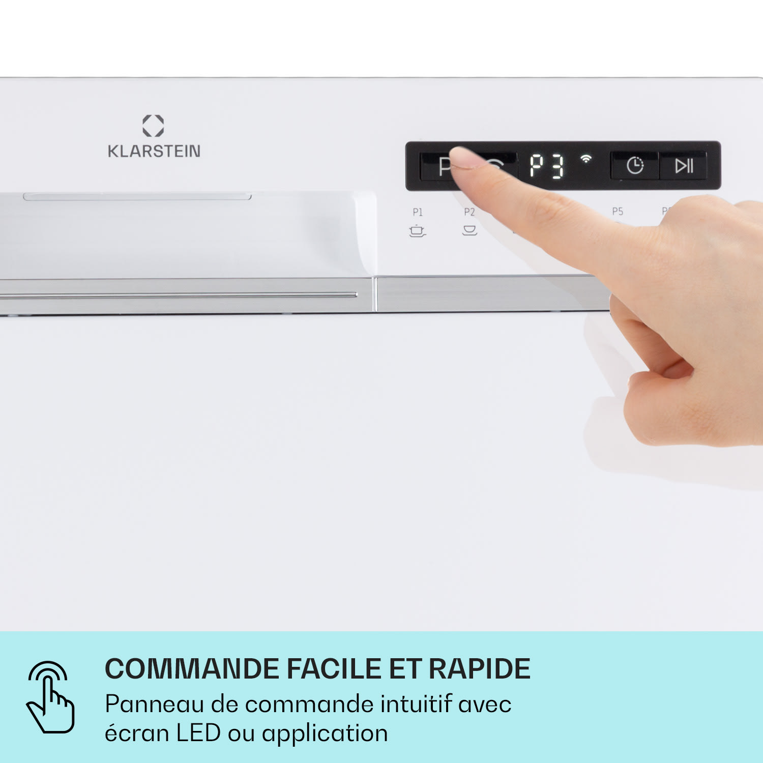 Amazonia 6 Smart Lave-vaisselle Contrôle par application pose libre 1380 W 