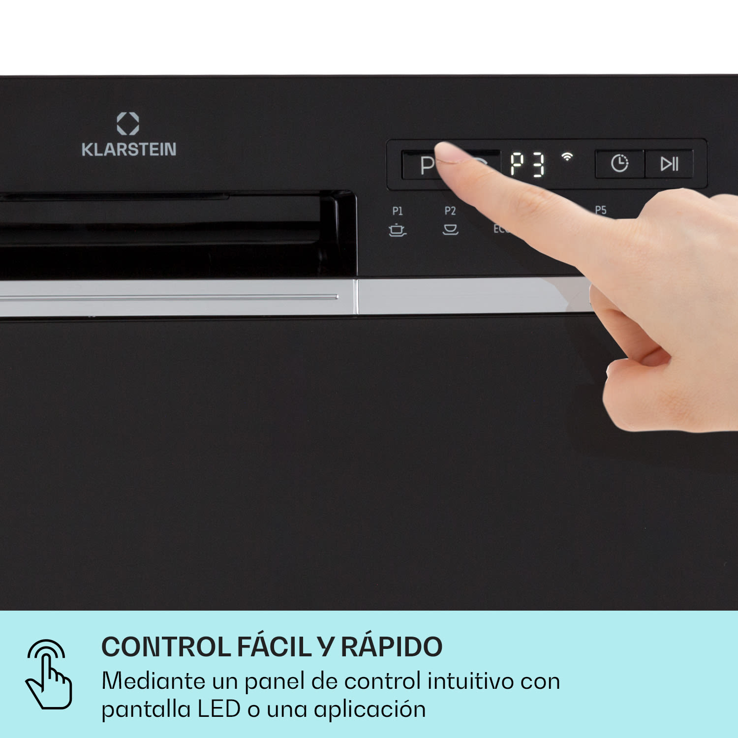 Amazonia 6 Smart Lavavajillas control por app independiente 1380W 