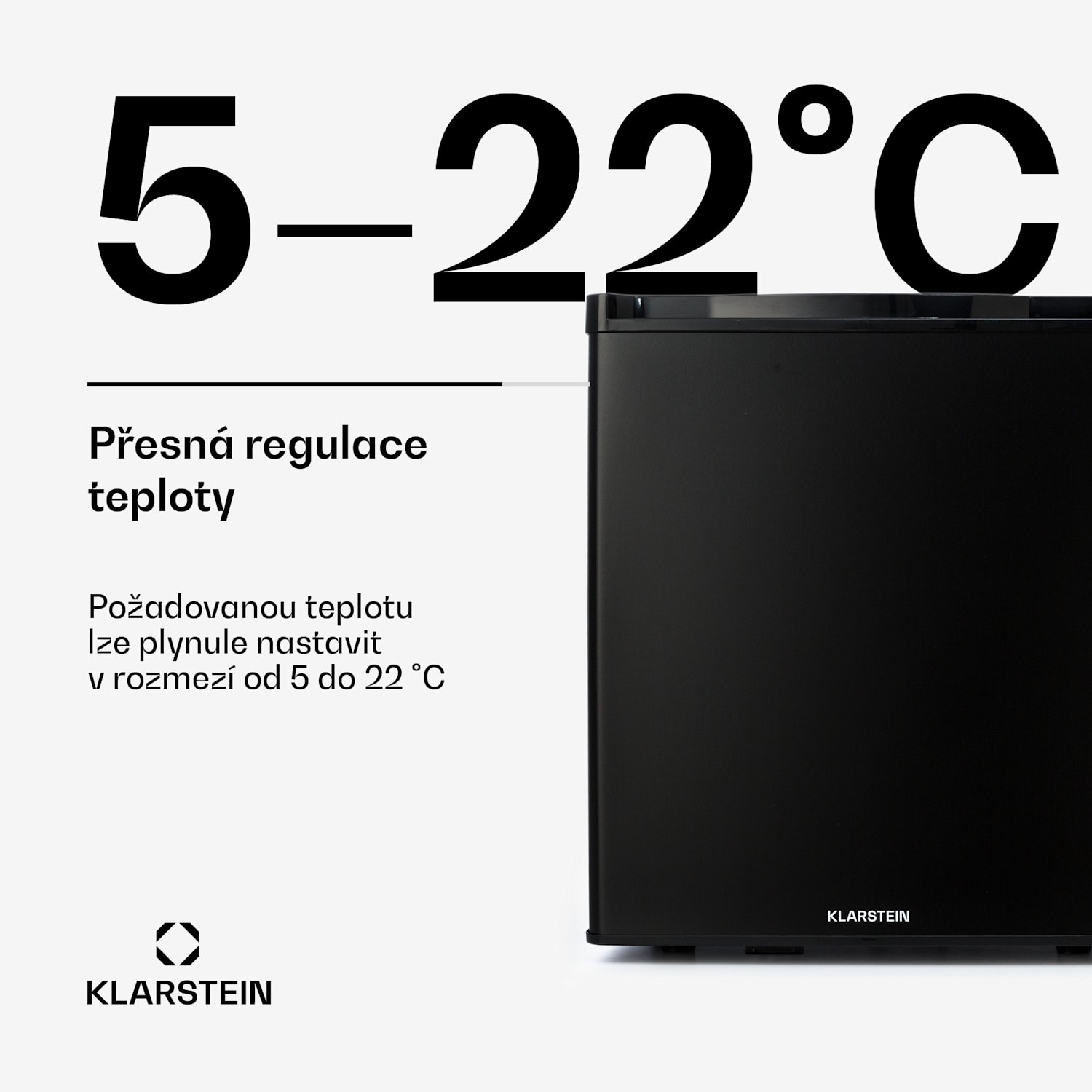 Happy Hour 38, mini lednice, minibar, lednice na nápoje, 38 l, 26 dB 38 litrů | F | Černá