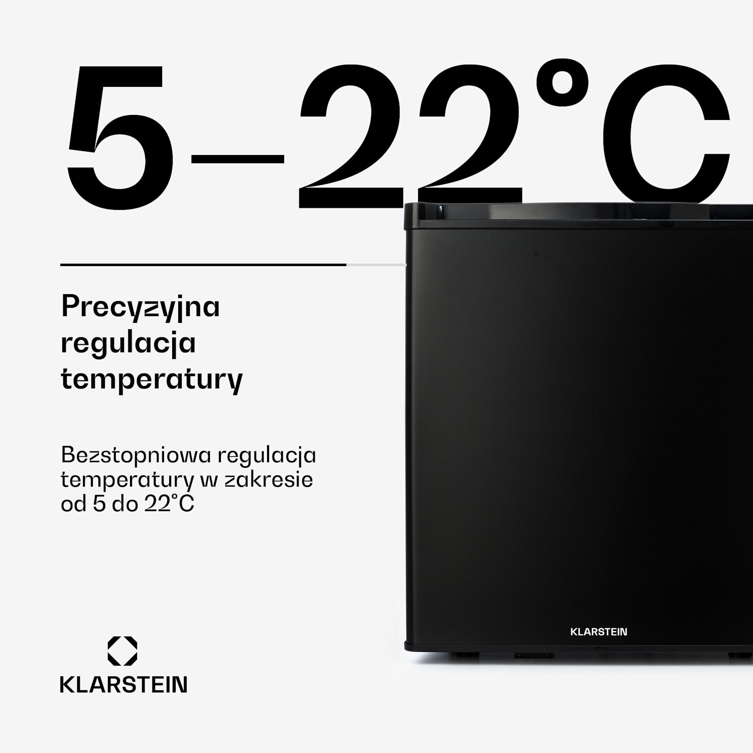 Happy Hour 38, mini lodówka, chłodziarka na napoje, 38 l, 26 dB 38 Ltr | F | Czarny