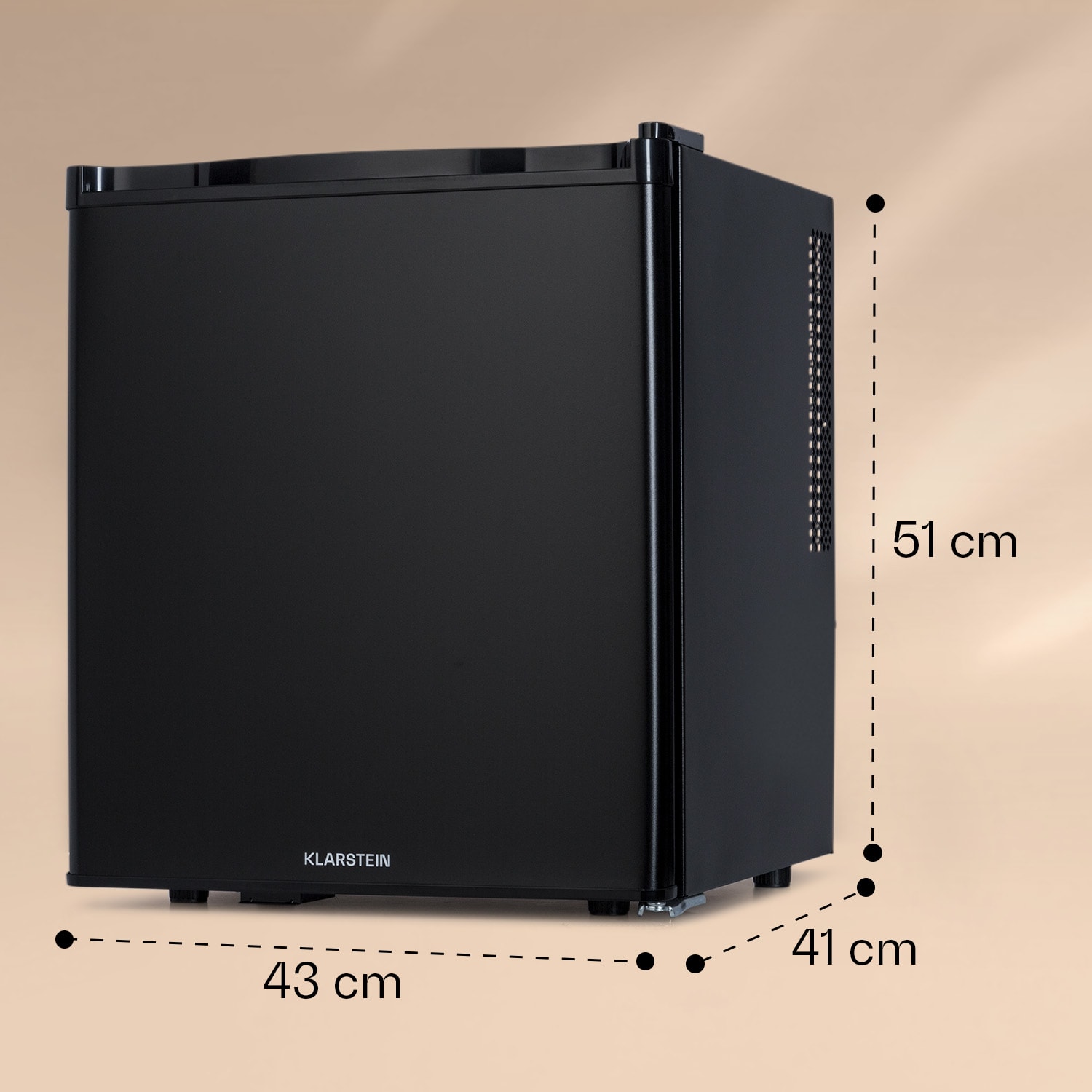 Happy Hour 38 mininevera minibar nevera para bebidas 38 litros 26 dB 38 L | Negro