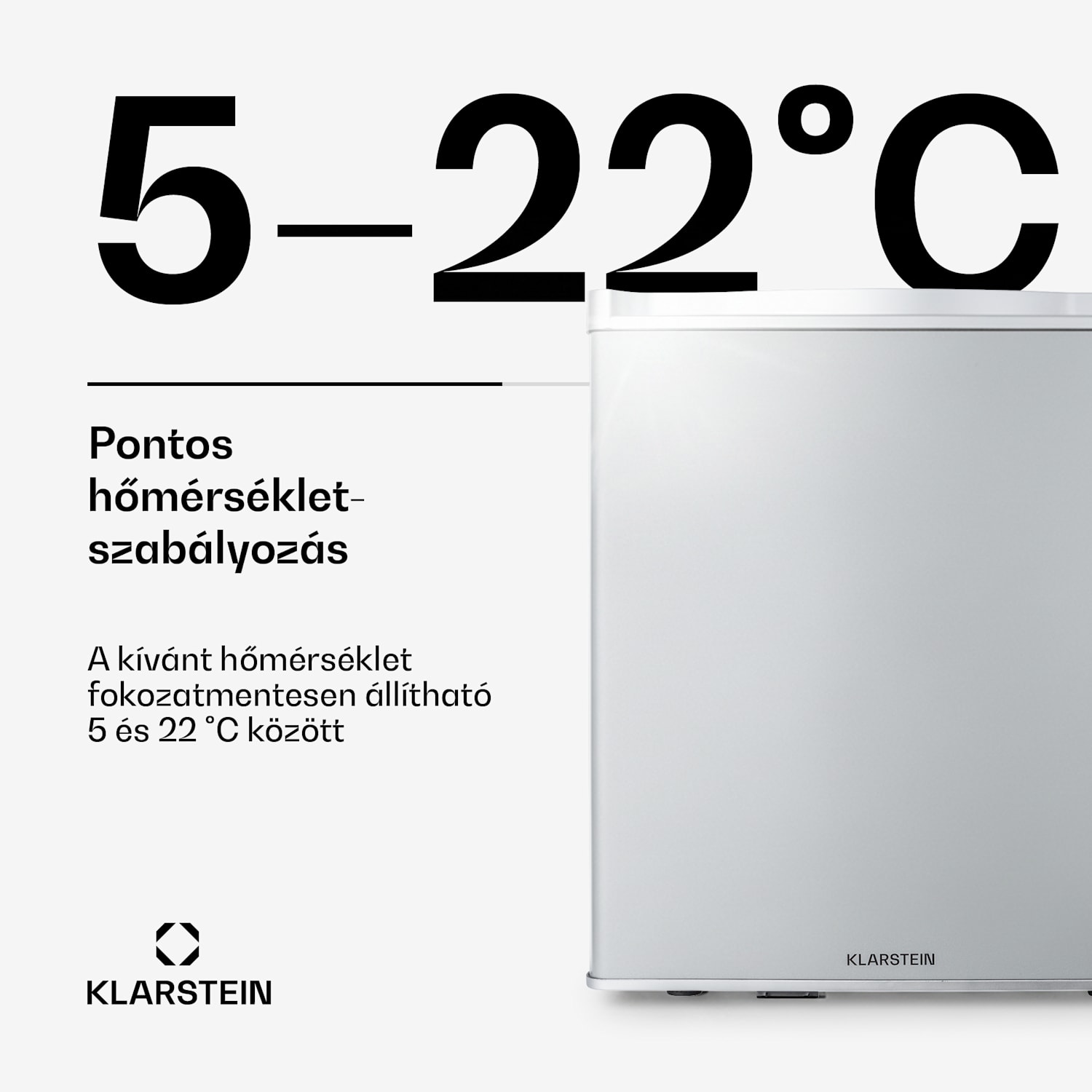 Happy Hour 38, mini hűtőszekrény, minibár, italhűtőszekrény, 38 liter, 26 dB 38 Ltr | F | Ezüst