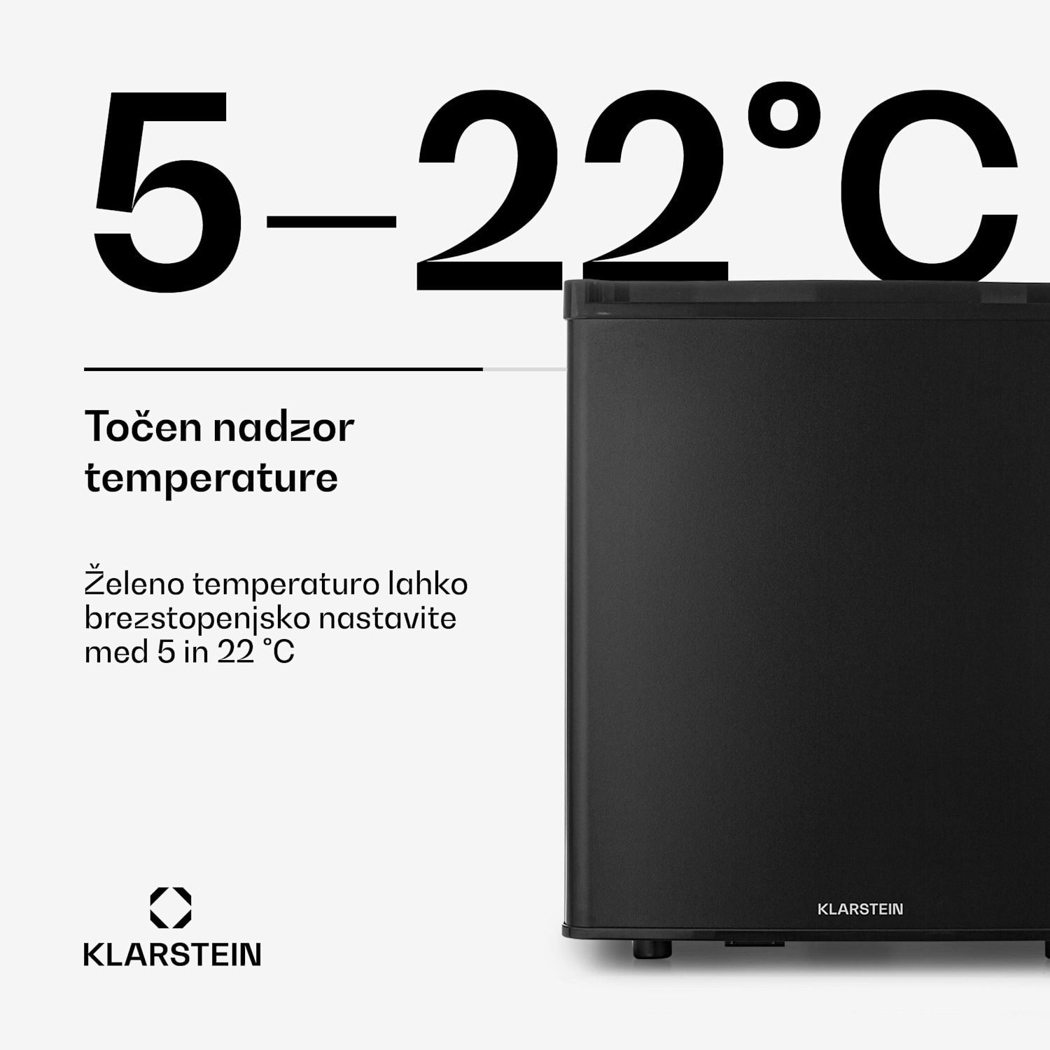 Happy Hour 45, mini hladilnik, minibar, hladilnik za pijačo, 45 litrov, 26 dB 45 Ltr | C | Črna