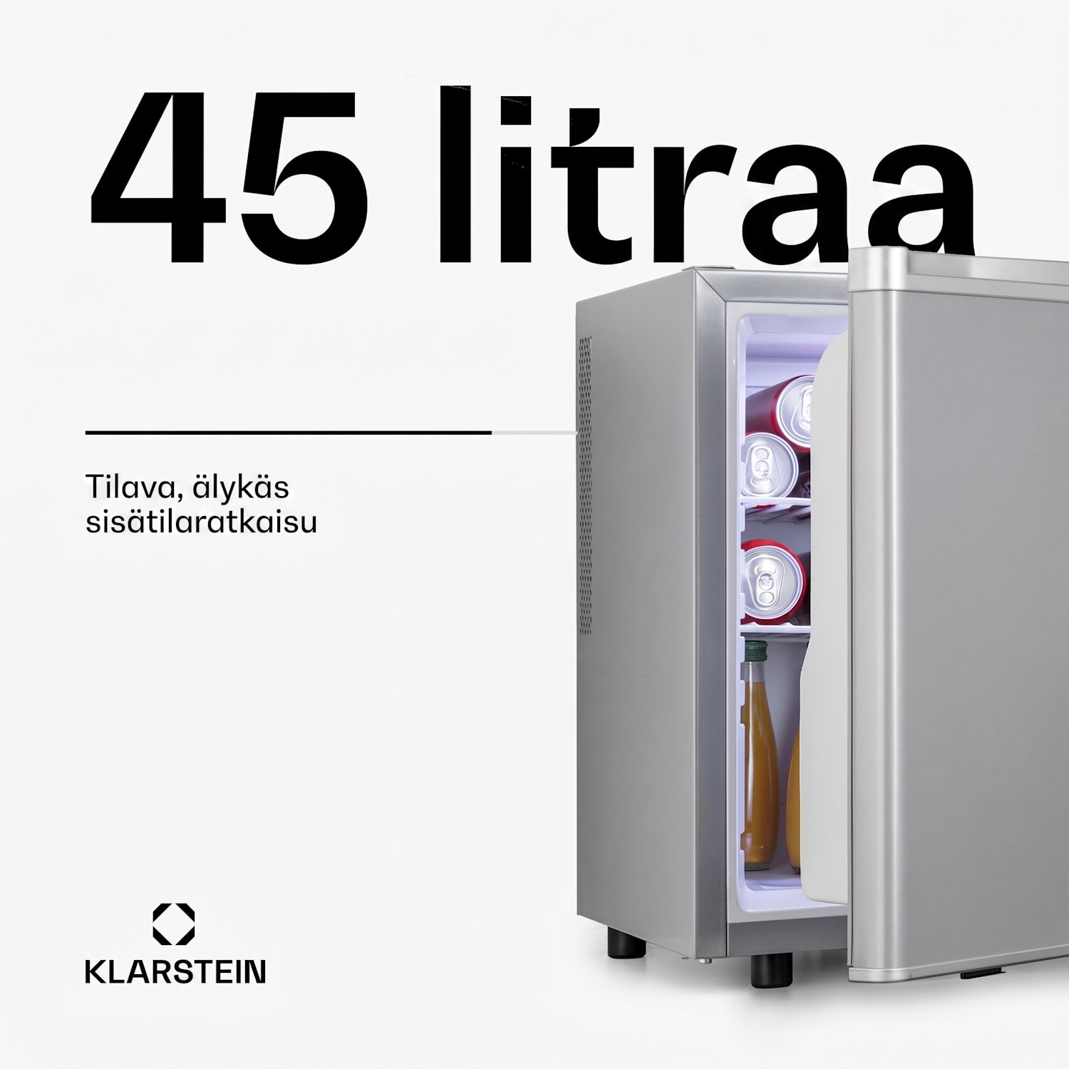 Happy Hour 45 mini-jääkaappi minibar juomajääkaappi 45 L 26 dB 45 L | C | Hopea