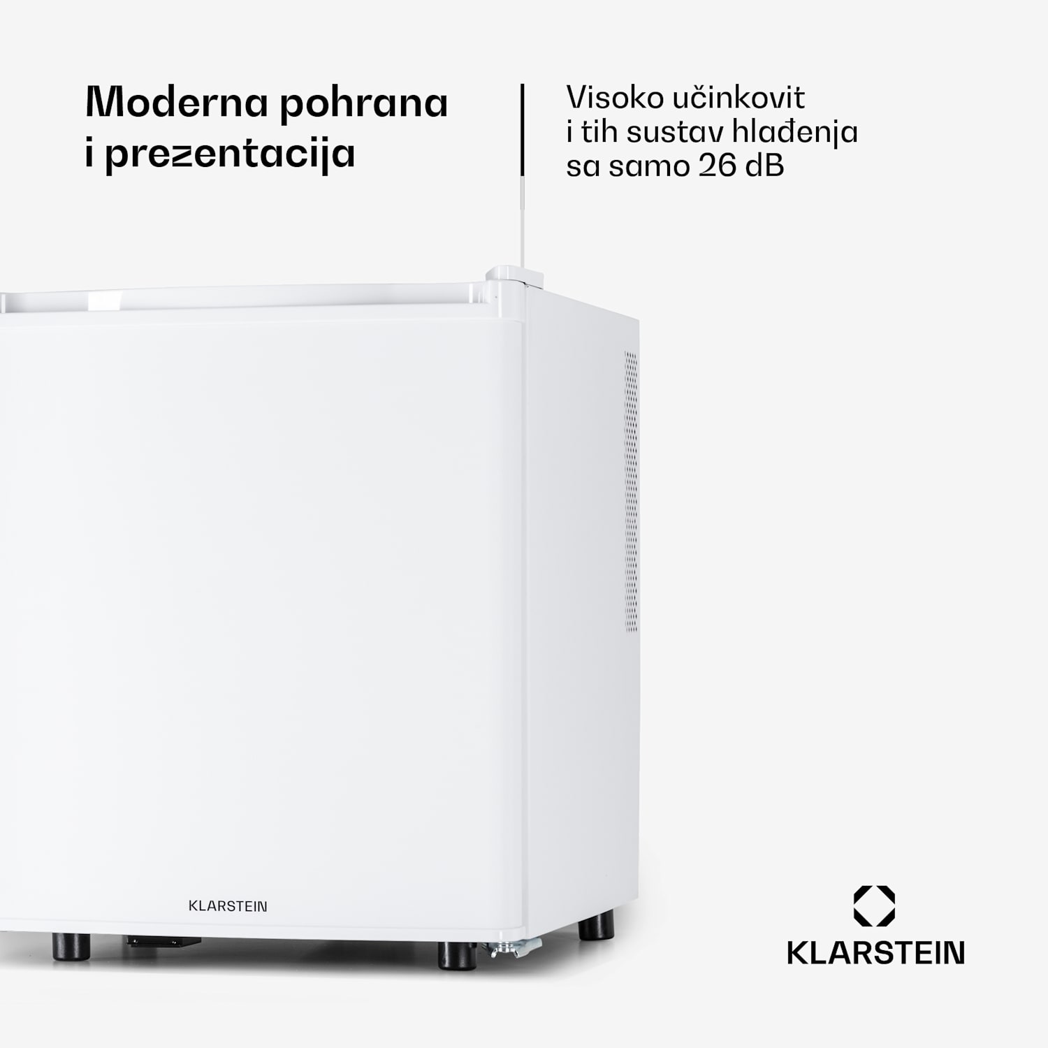 Happy Hour 45, mini hladnjak, minibar, hladnjak za piće, 45 litara, 26 dB 45 Ltr | Bijela