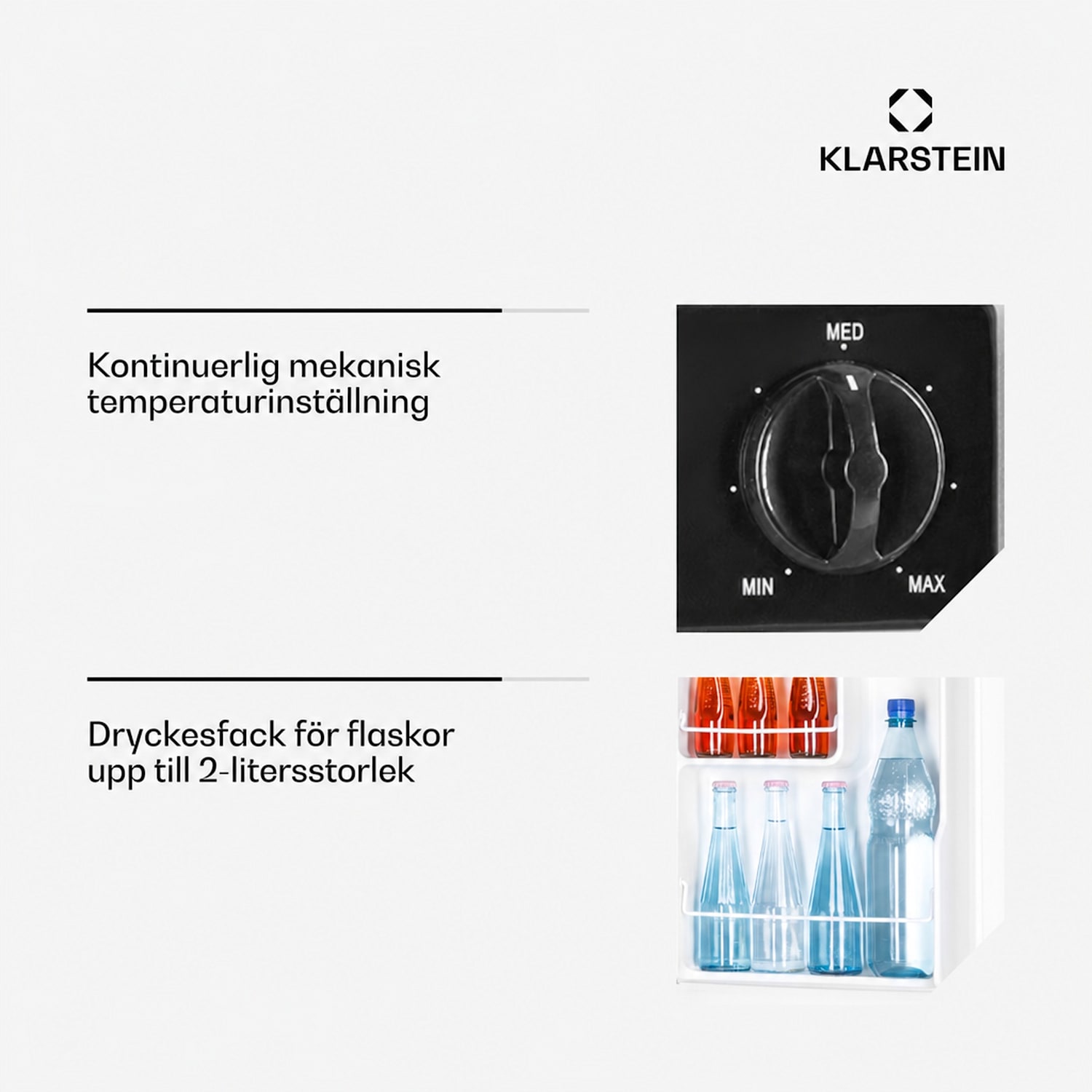 Happy Hour 45 Mini-kylskåp minibar dryckeskyl 45 l 26 dB 45 L | C | Vit