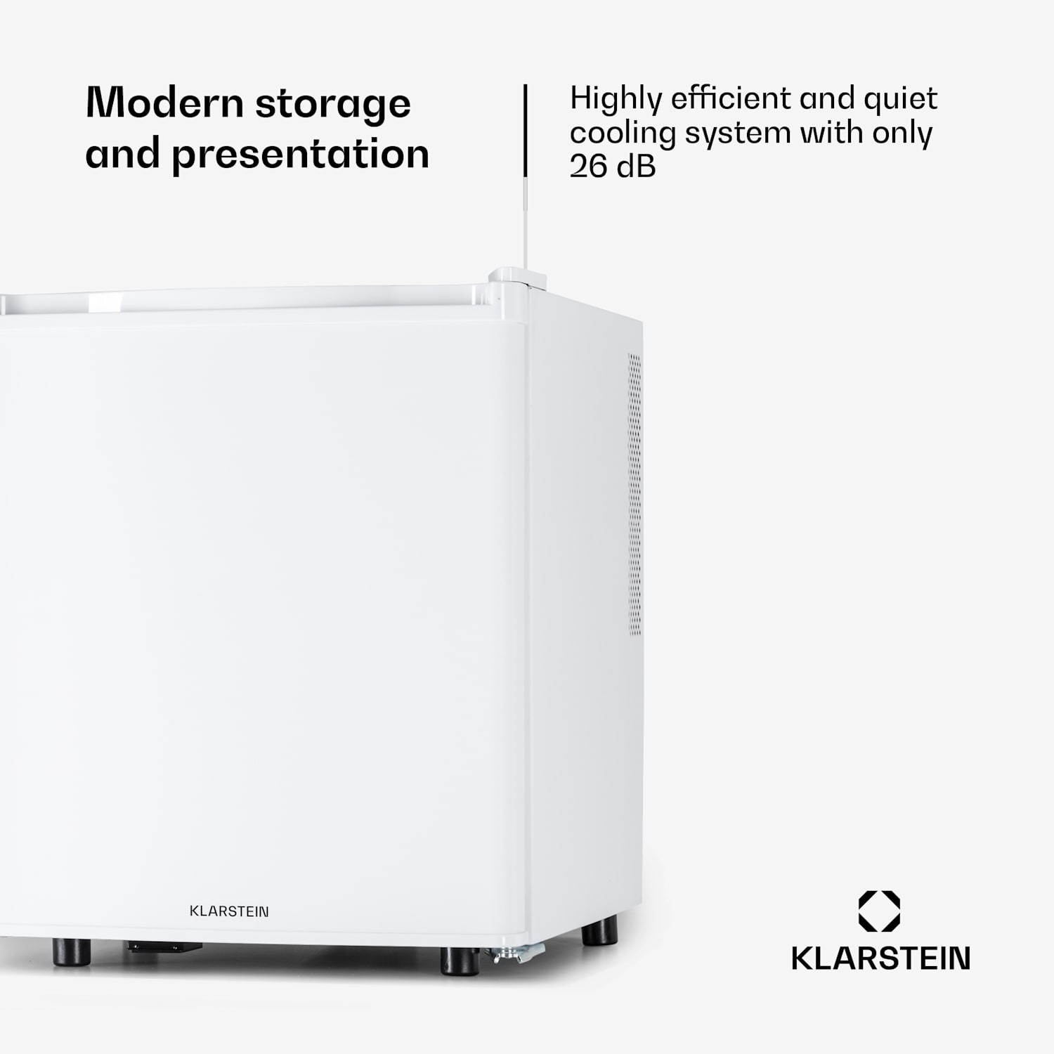 Happy Hour 45 mini-koelkast minibar drankenkoelkast 45 liter 26 dB    45 ltr | Wit