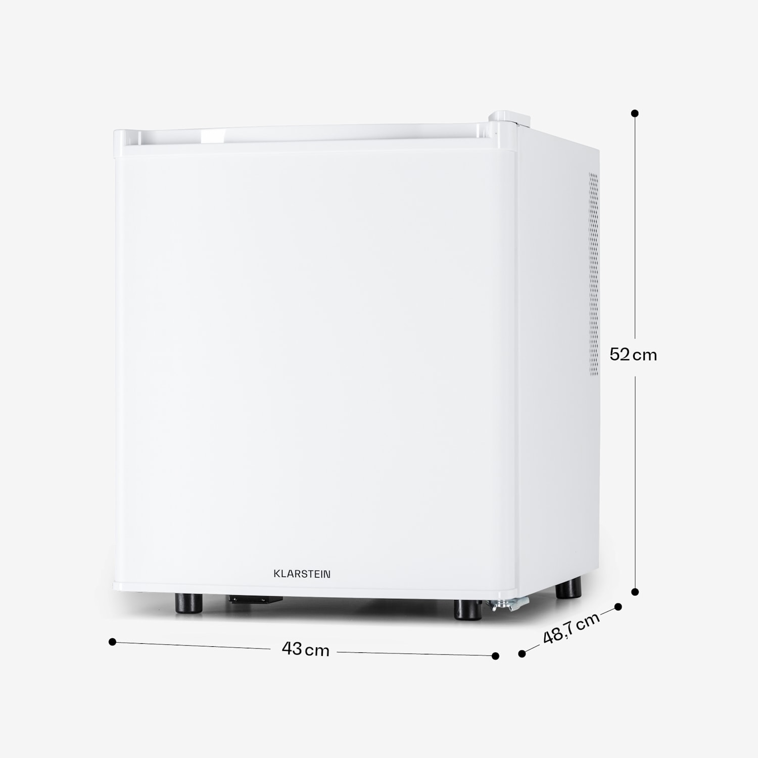 Happy Hour 45, mini lodówka, chłodziarka na napoje, 45 l, 26 dB 45 Ltr | Biały