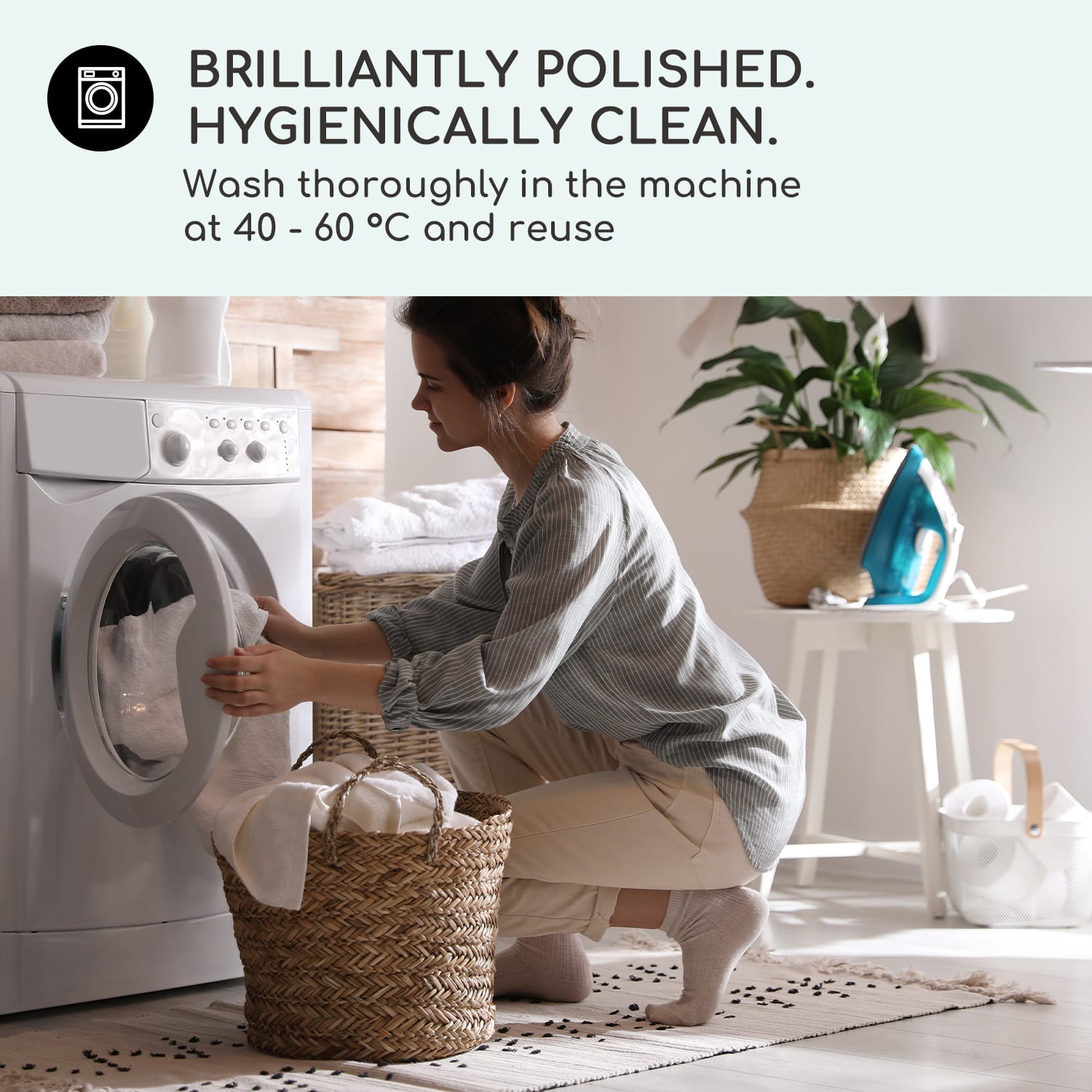 Profesionálne čistiace utierky, čistiace utierky, mikrovlákno, 60 x 40 cm Ocean