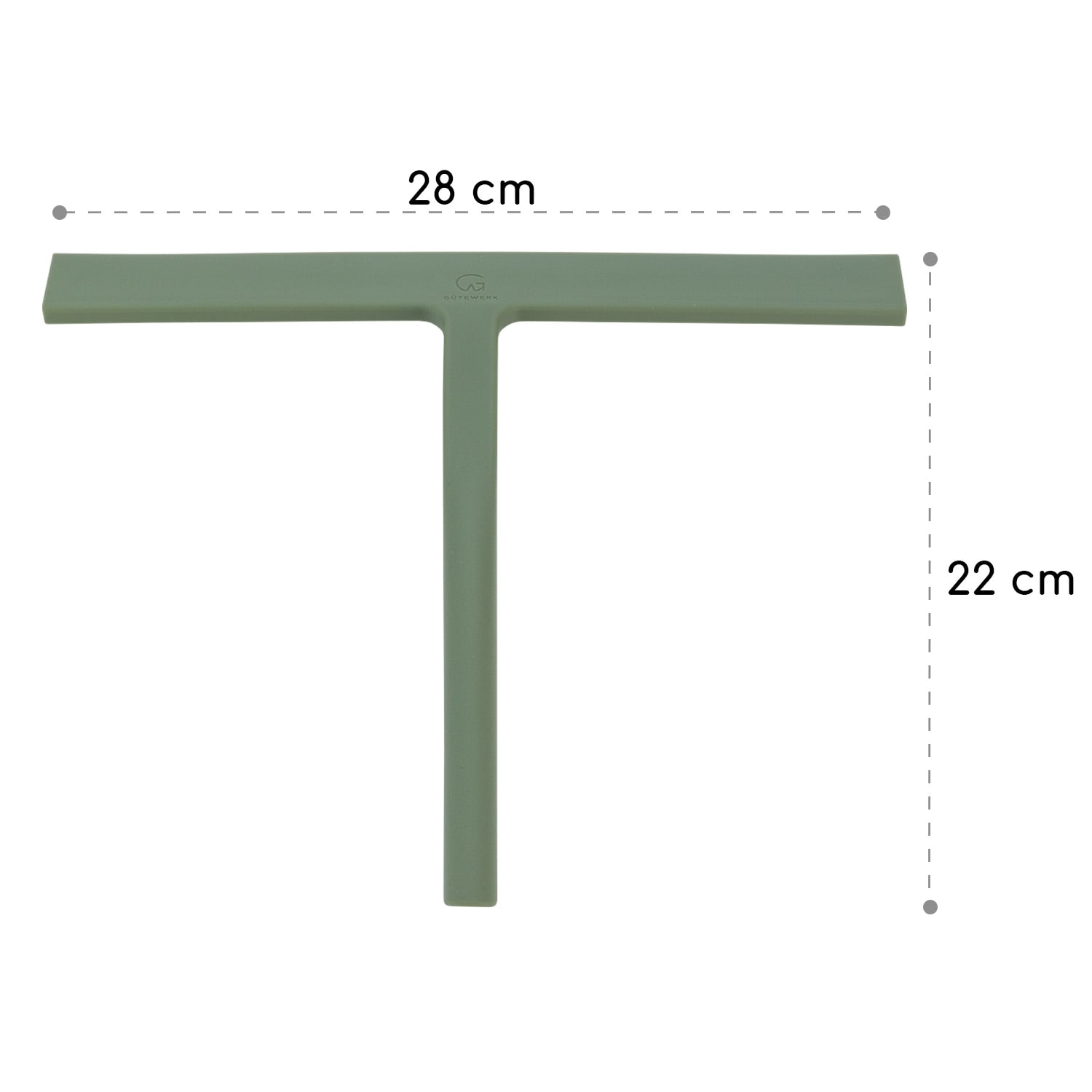 Blaze, stěrka na sprchu, 28 cm, silikonový potah, jádro z nerezové oceli, moderní design Mech