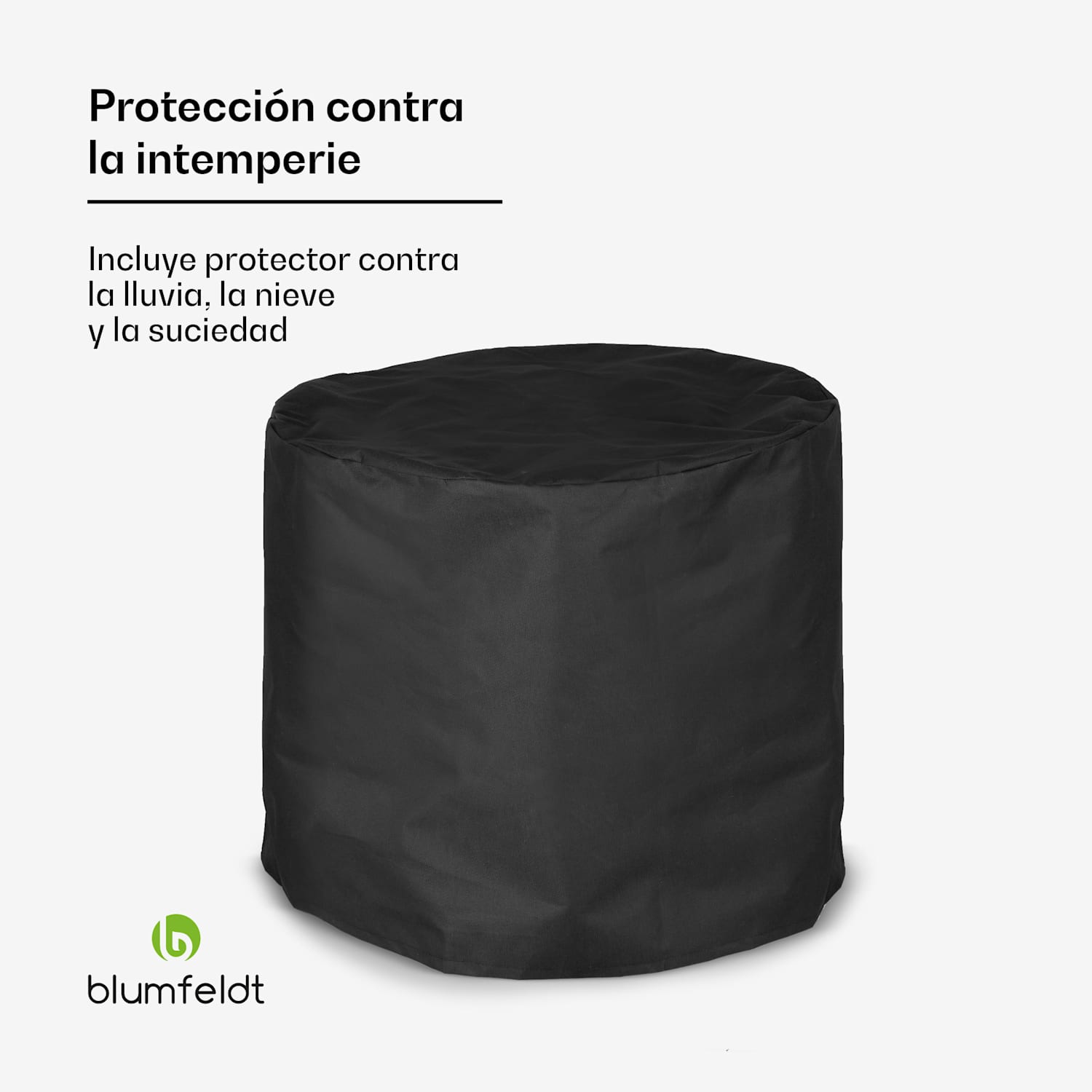 Brasero Mojanda, resistente y sin humo, cubierta para la lluvia Acero Inoxidable
