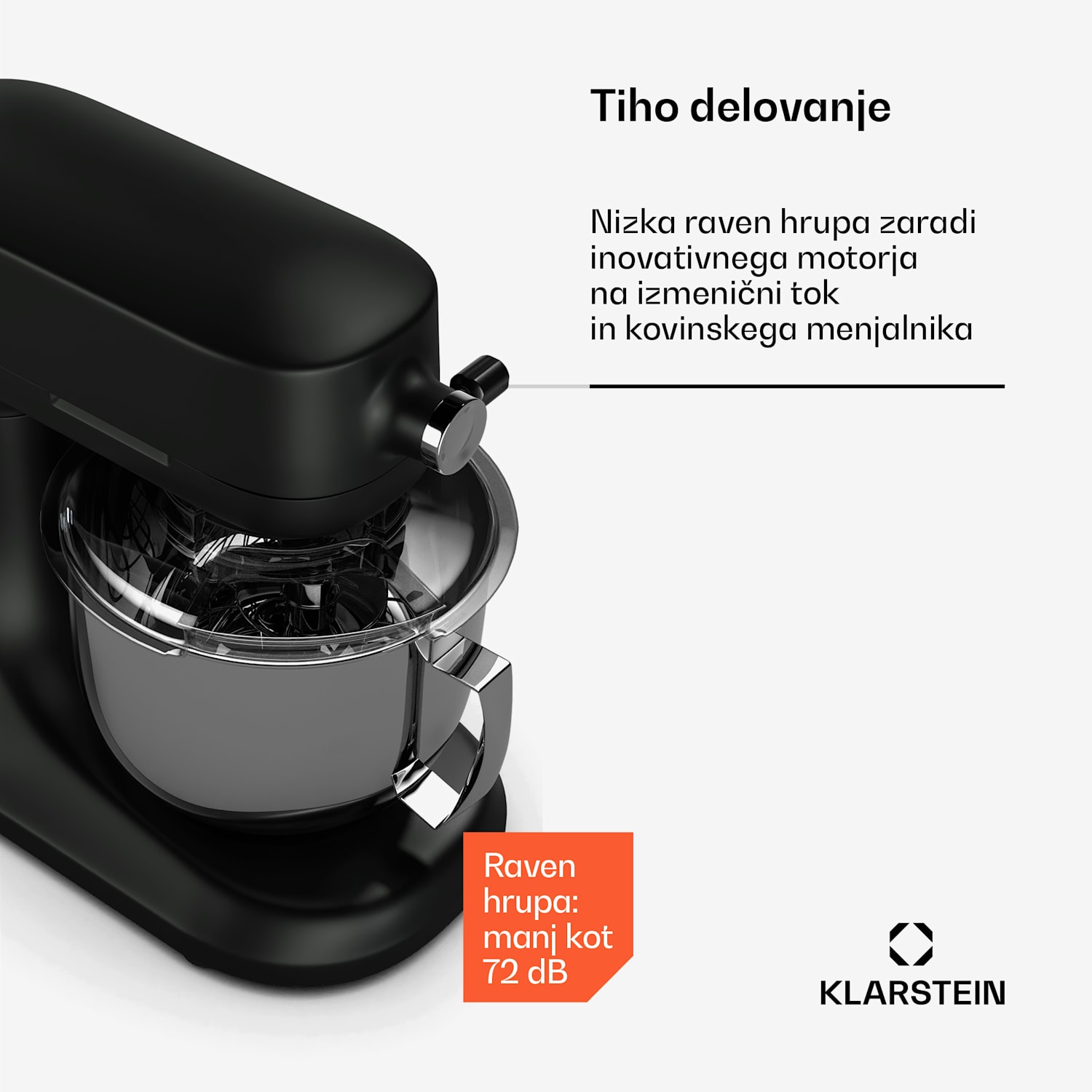 Chiara kuhinjski robot, 1600 W, 12 nastavitev, Posoda iz nerjavečega jekla, LCD zaslon, Vključno z dodatki Črna