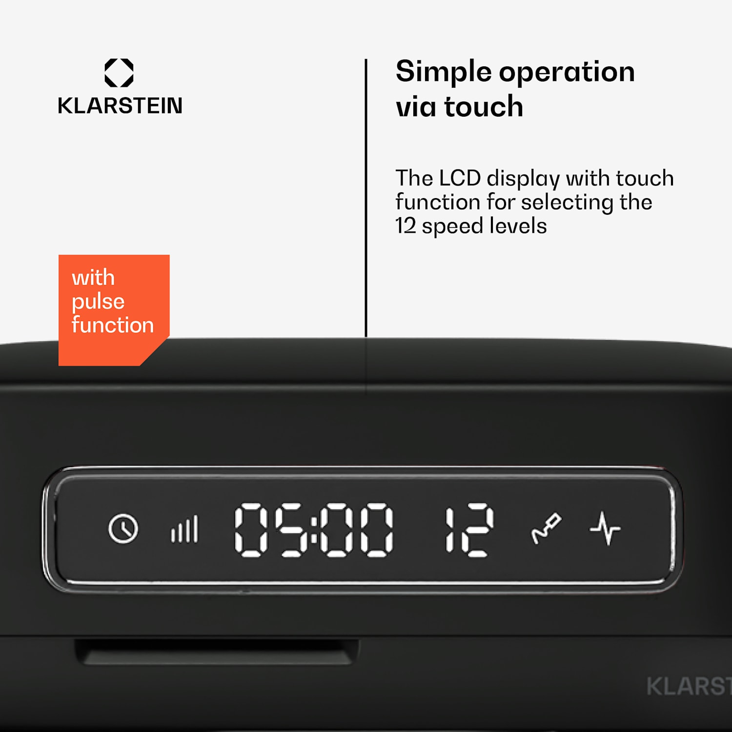 Chiara keukenmachine | 1600 watt | 12 standen | roestvrijstalen kom | LC-display | inclusief accessoires Zwart