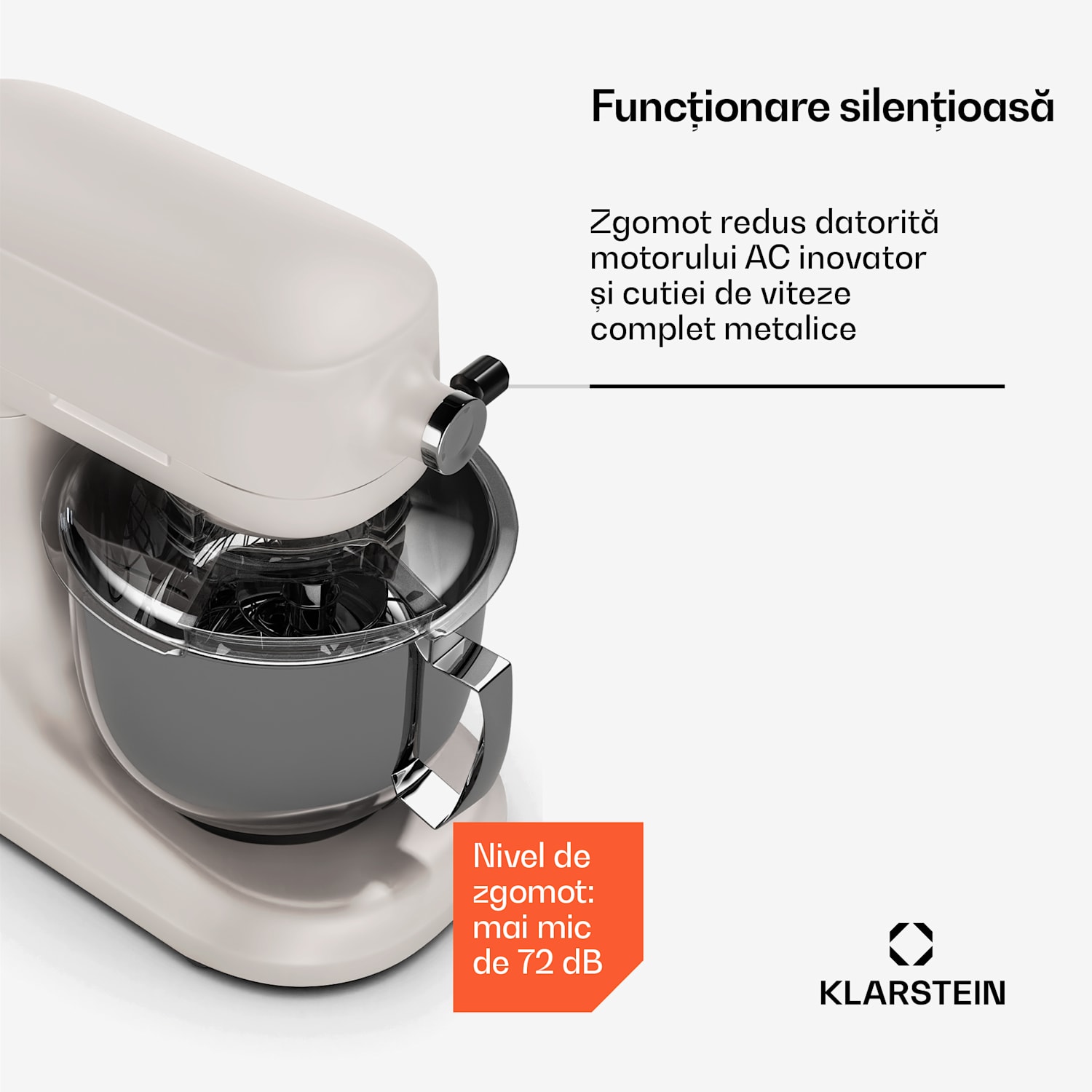 Robot de bucătărie Chiara, 1600 W, 12 setări, Bol din oțel inoxidabil, Afișaj LCD, Accesorii incluse Nisip