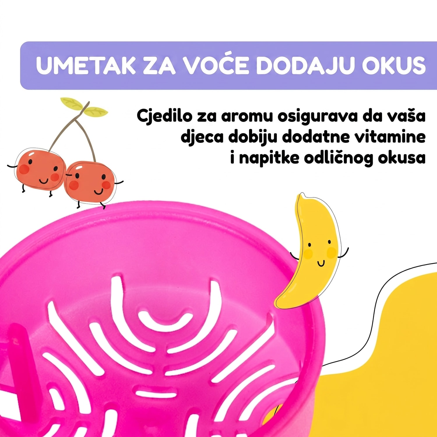 Wakaba, boca za piće, 400 ml, Tritan, bez BPA 400 ml | Purple Sun