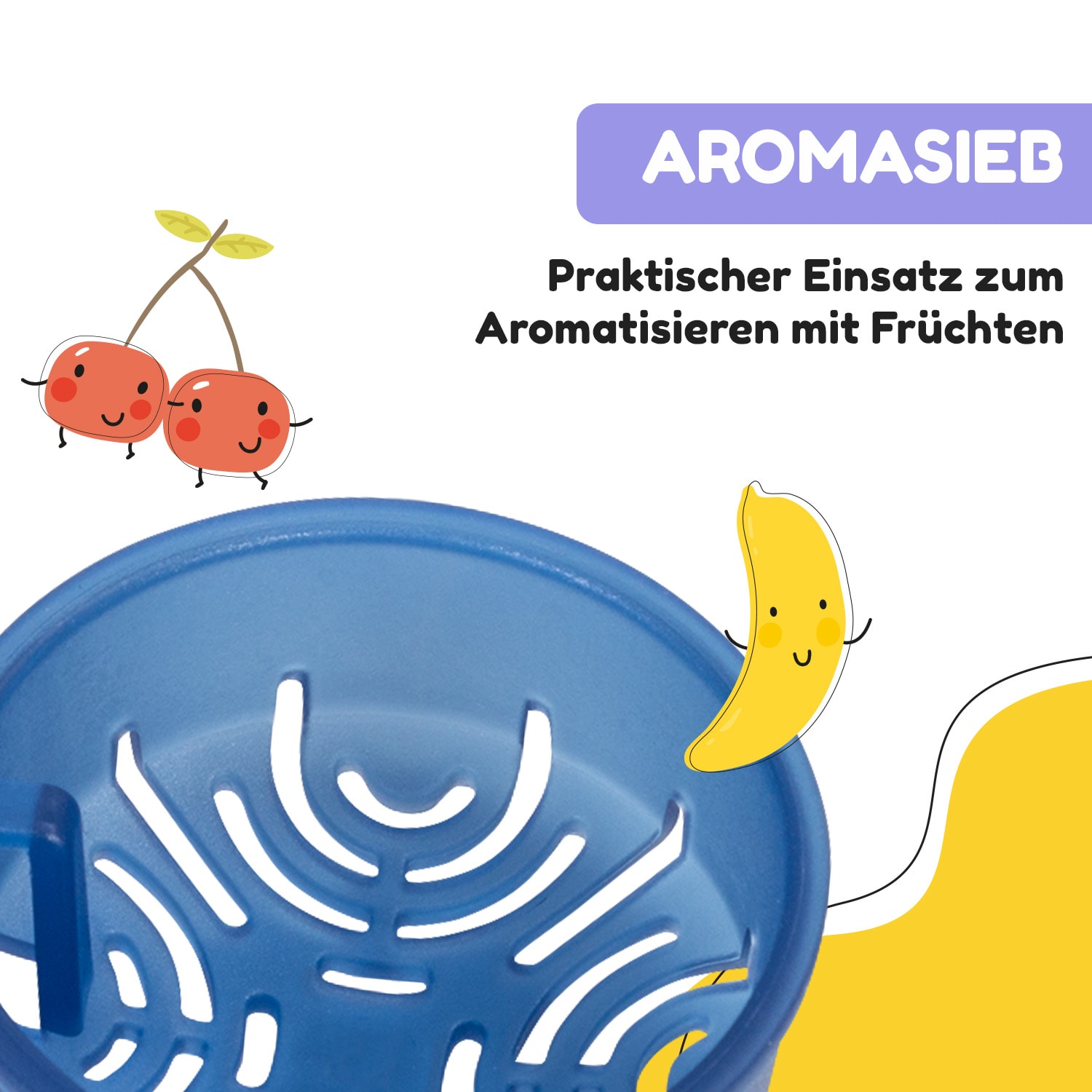 Wakaba Trinkflasche 400 ml Tritan BPA-frei 400 ml | Navy Space