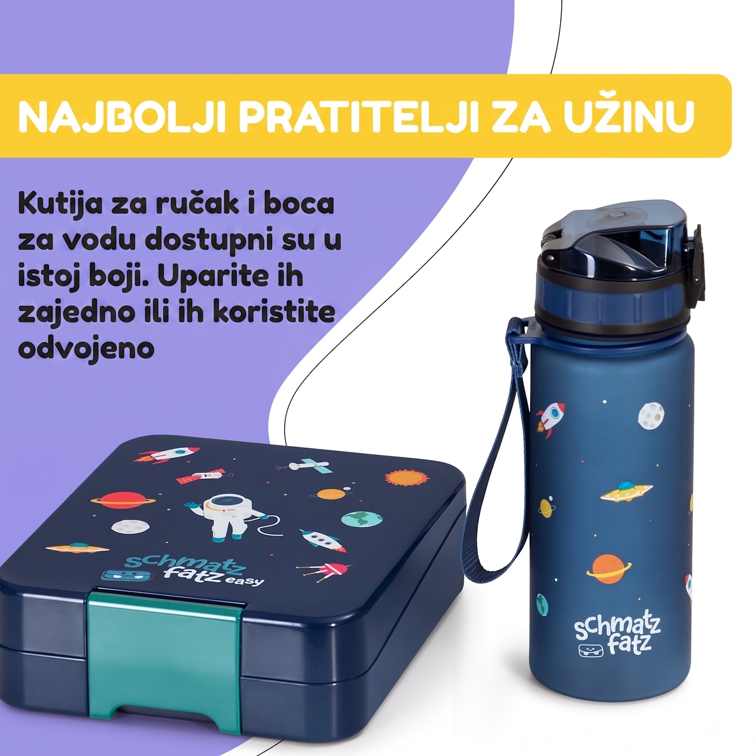 Wakaba, boca za piće, 400 ml, Tritan, bez BPA 400 ml | Navy Space