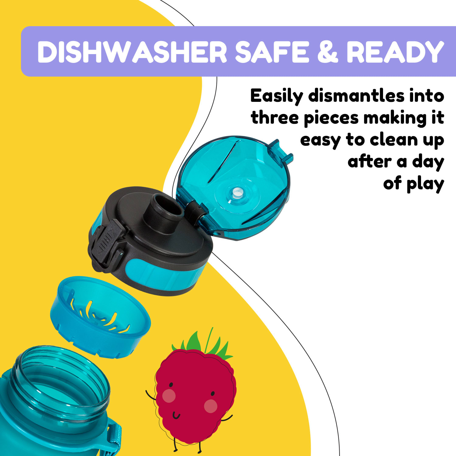 Garrafa Wakaba 400 ml Tritan sem BPA 400 ml | Petrol Sea