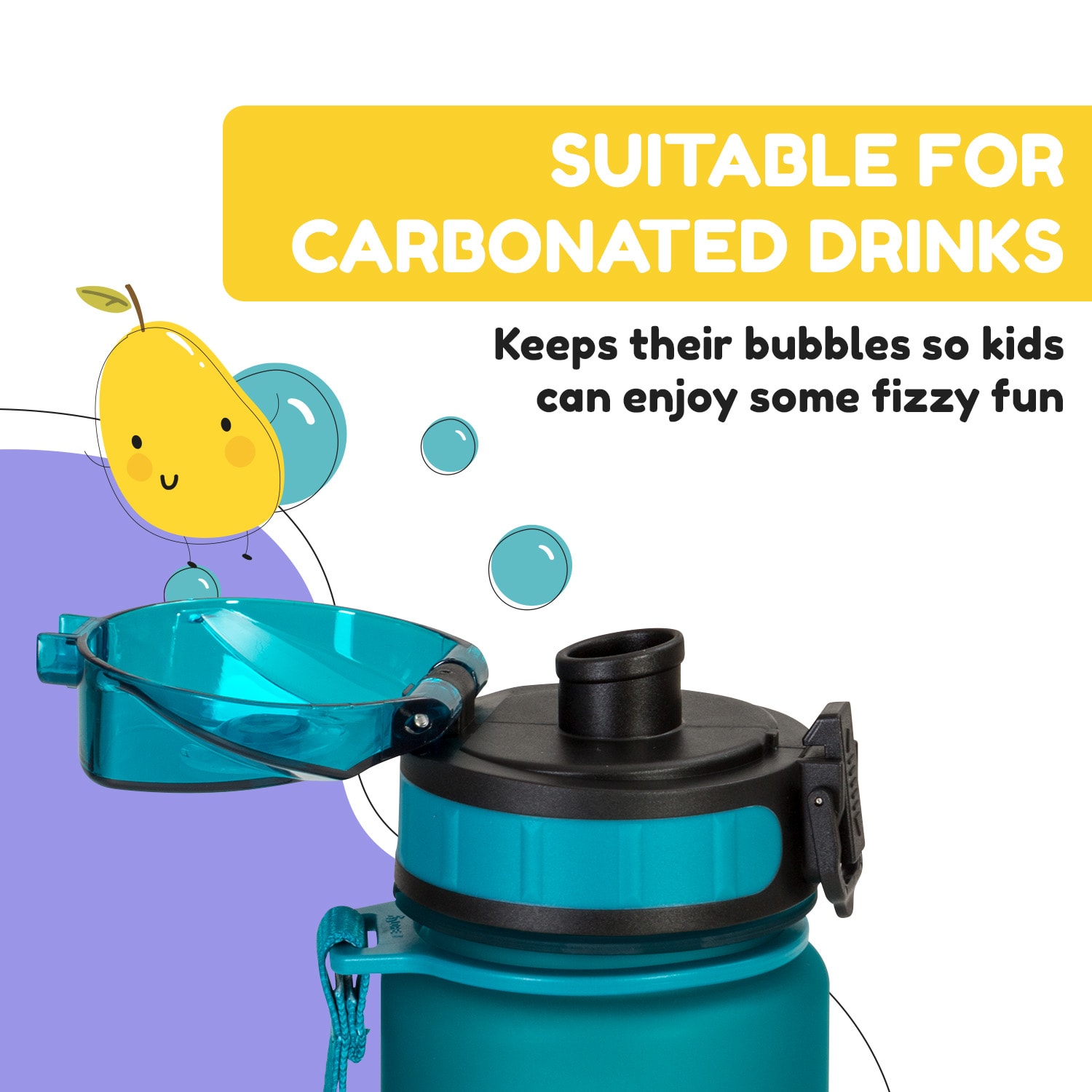 Garrafa Wakaba 400 ml Tritan sem BPA 400 ml | Petrol Sea