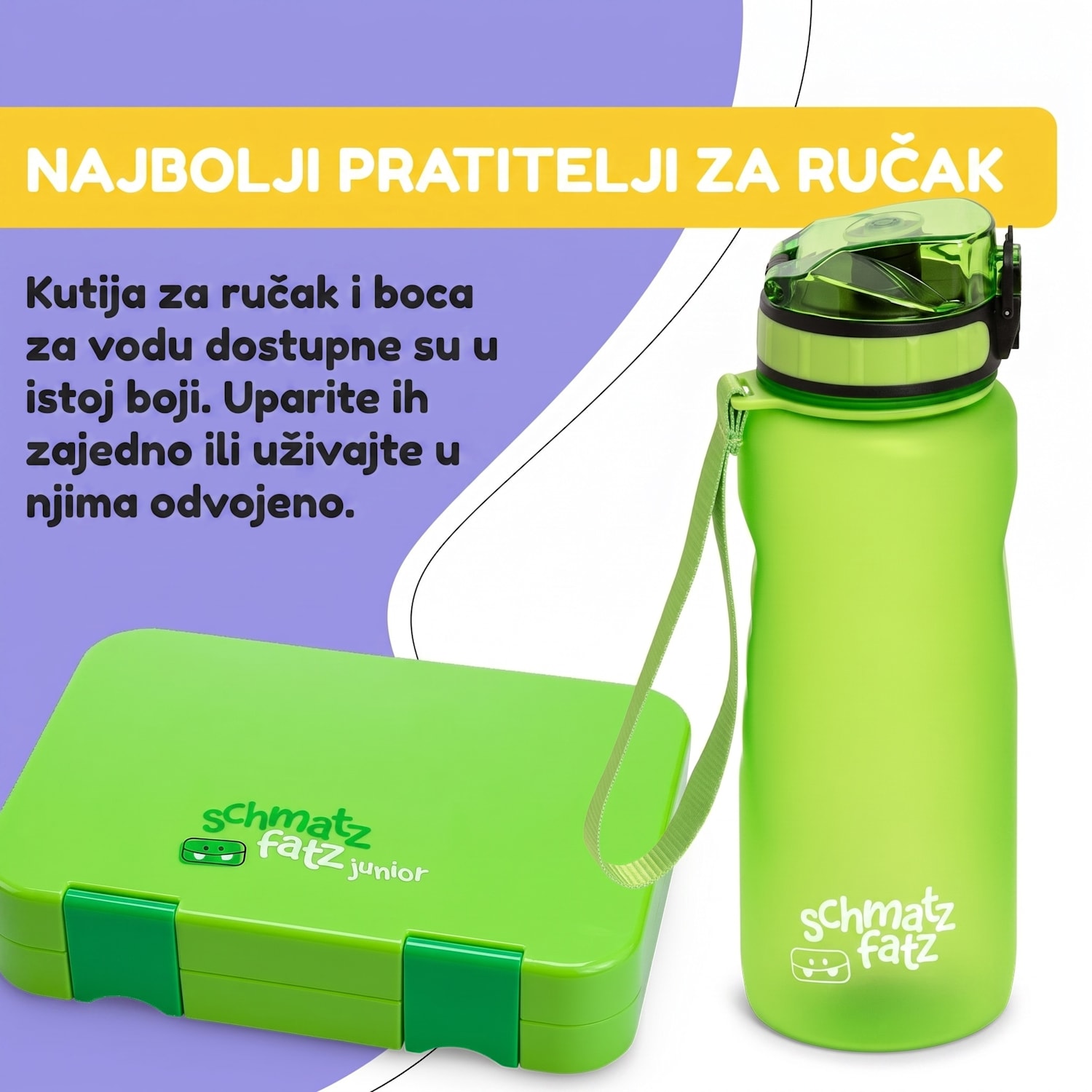 Wakaba, boca za piće, 800 ml, Tritan, bez BPA 800 ml | Zelena