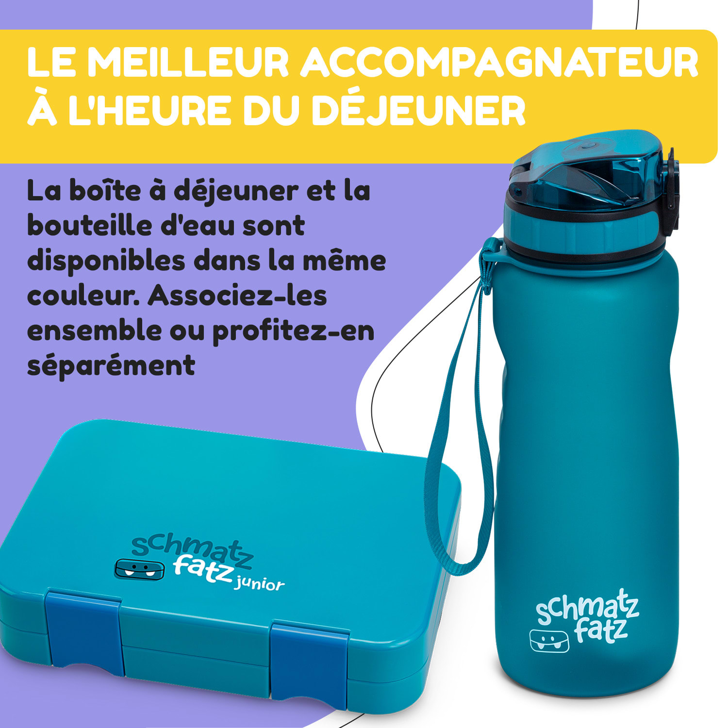 Gourde Wakaba 800 ml Tritan sans BPA 800 ml | Sarcelle Foncé