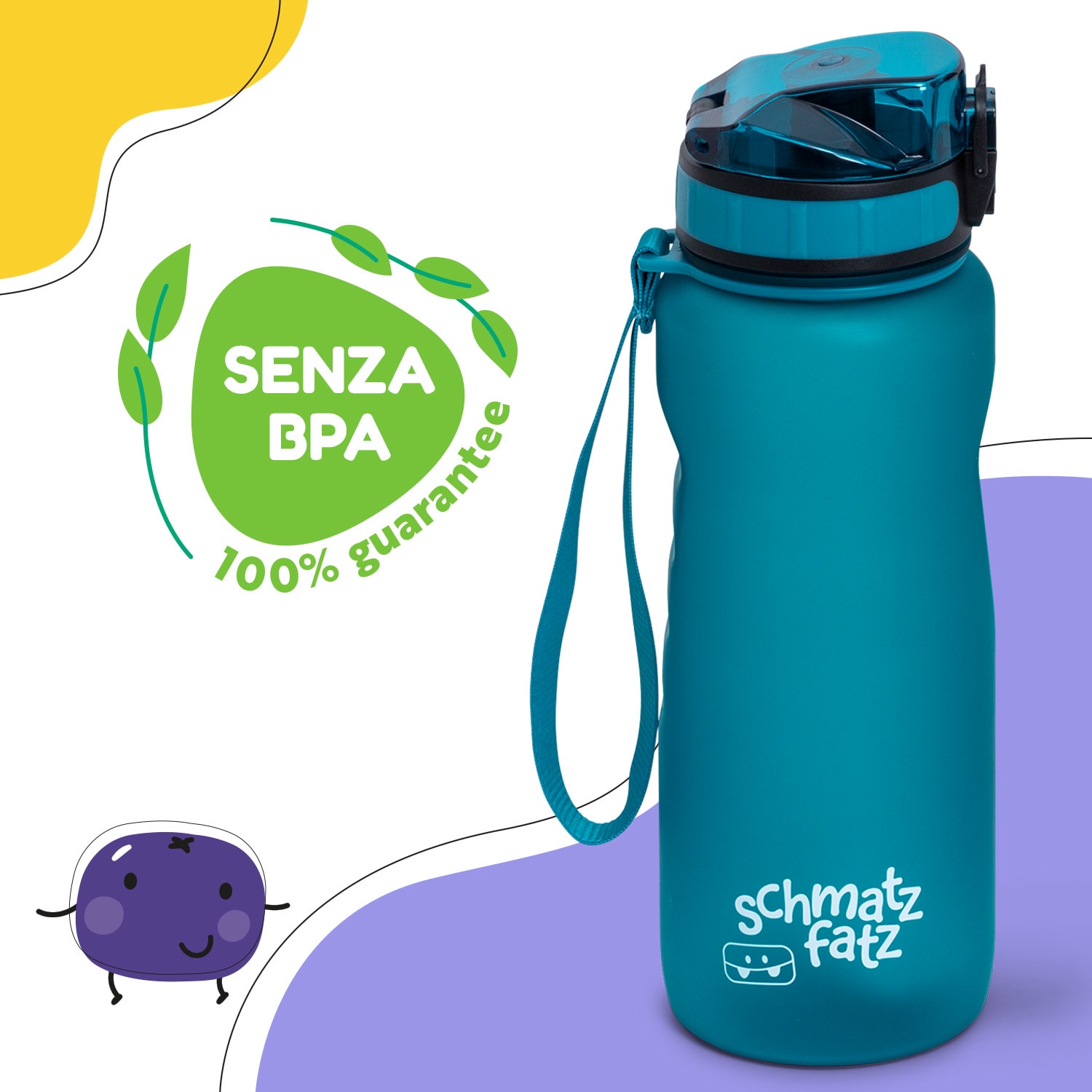 Wakaba - Borraccia da 800 ml, Tritan senza BPA 