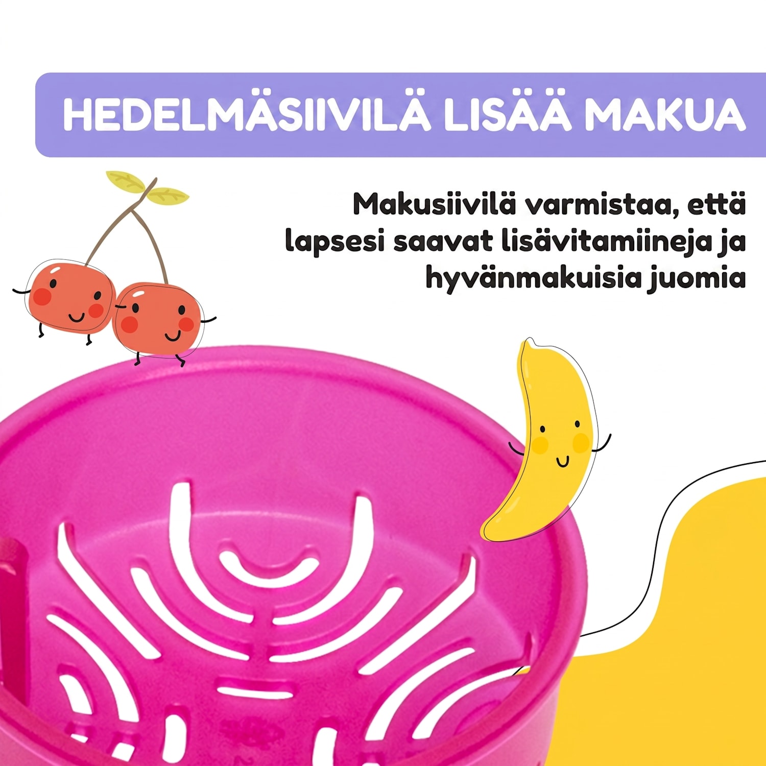 schmatzfatz Wakaba -juomapullo | 800 ml | Tritan | kantolenkki | BPA-vapaa 800 ml | Syvä Violetti