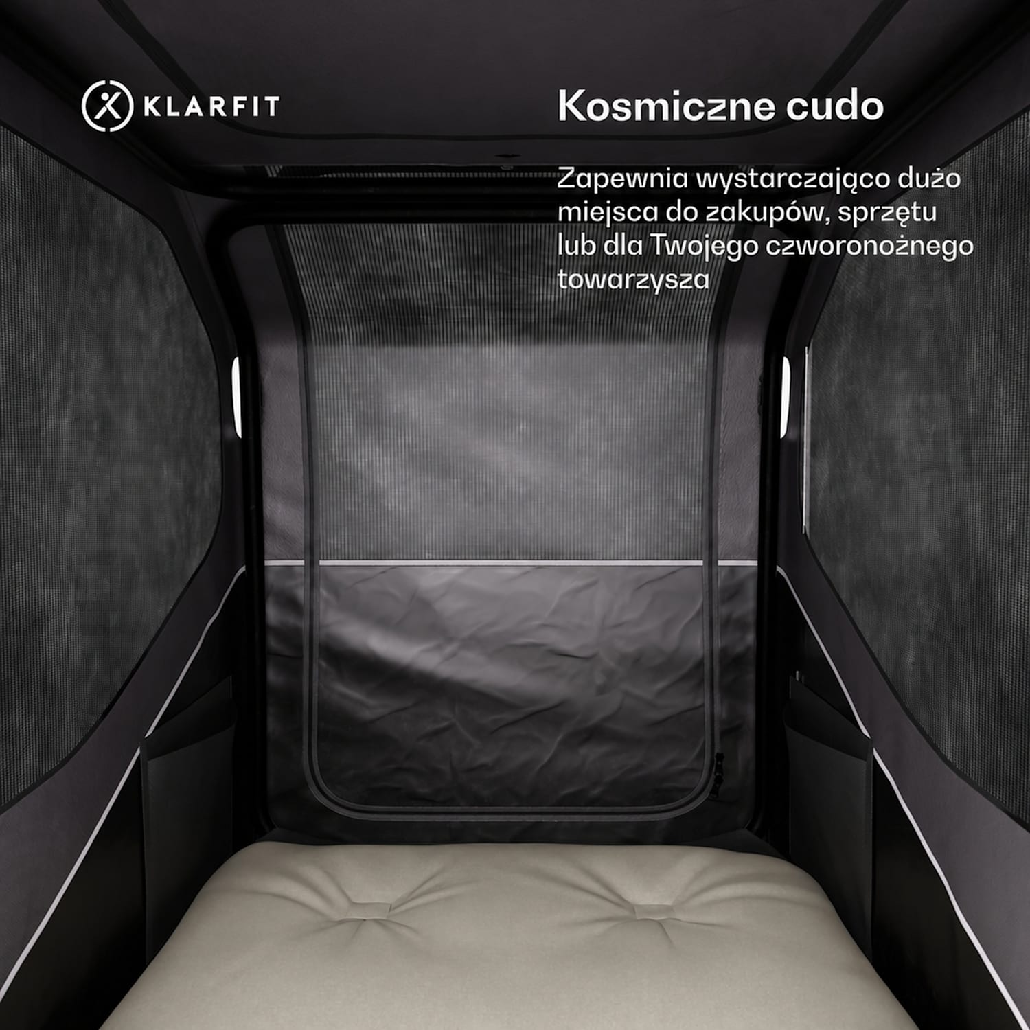 Goldie Buggy, przyczepka rowerowa, 324 l, maks. 40 kg, składana, odporna na warunki atmosferyczne Hybrid Trailer & Buggy 324L | Czarny