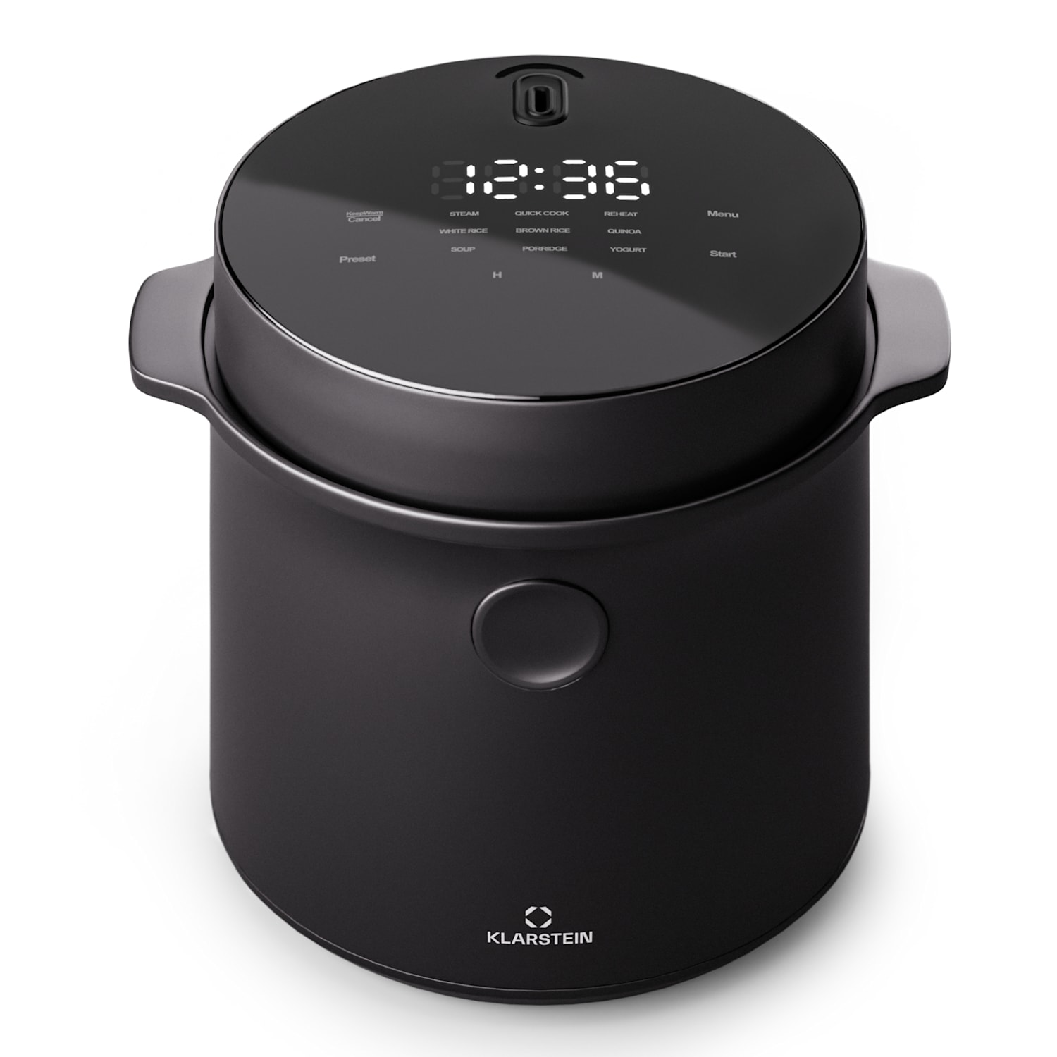 Kenbu 1.2L, urządzenie do gotowania ryżu, 1,2 litra, 350 W, 9 programów, sterowanie dotykowe 1,2 Ltr | Czarny